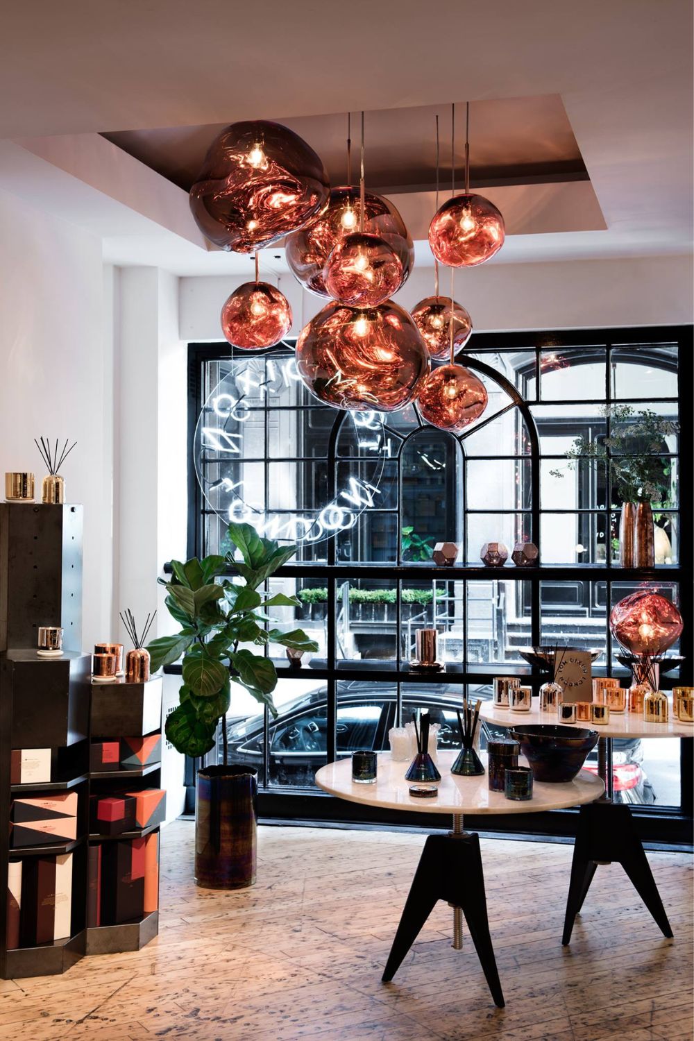 Solara Suspension en Verre Soufflé Cluster Irrégulier Sculptural - Neutralighting