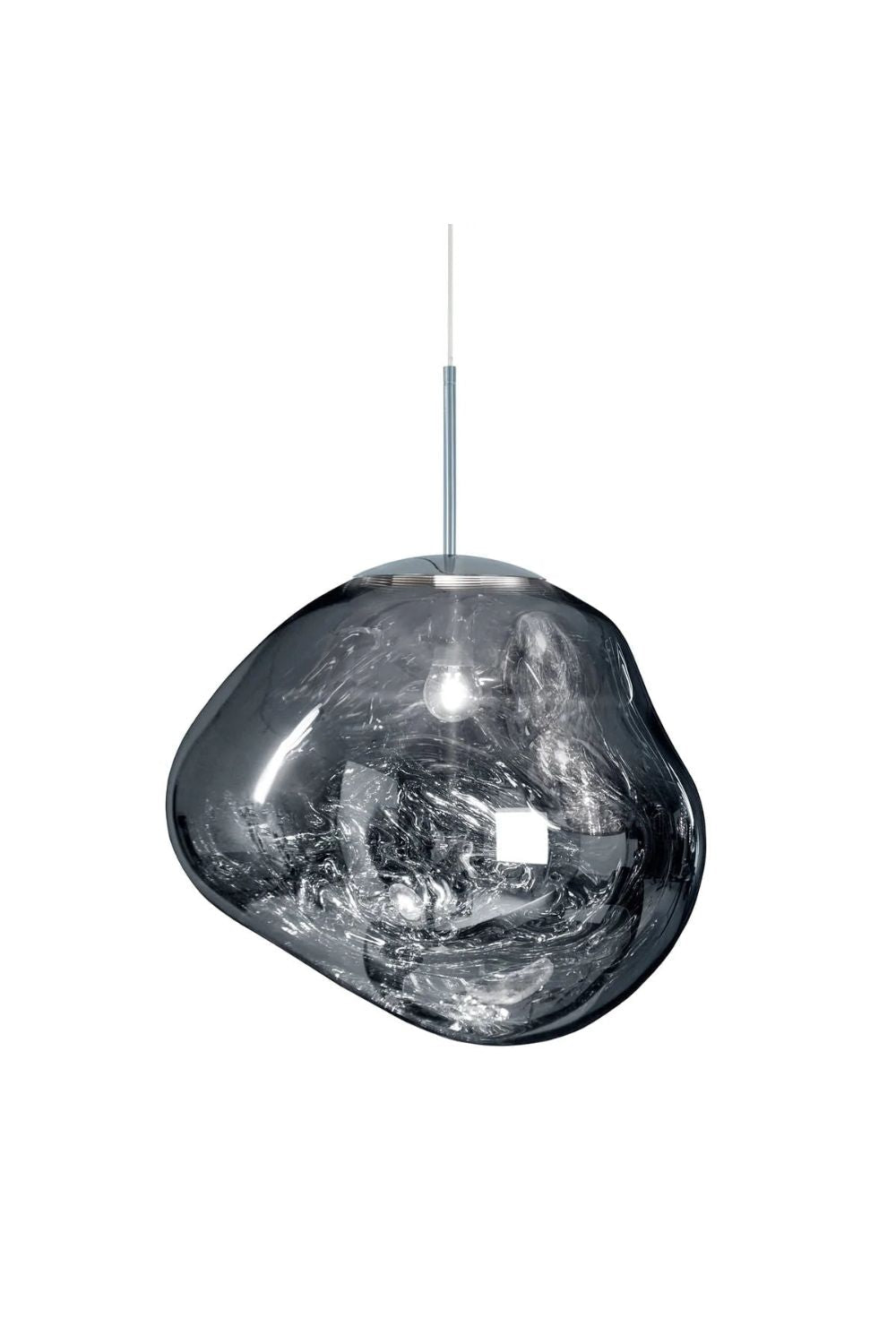 Solara Suspension en Verre Soufflé Cluster Irrégulier Sculptural - Neutralighting