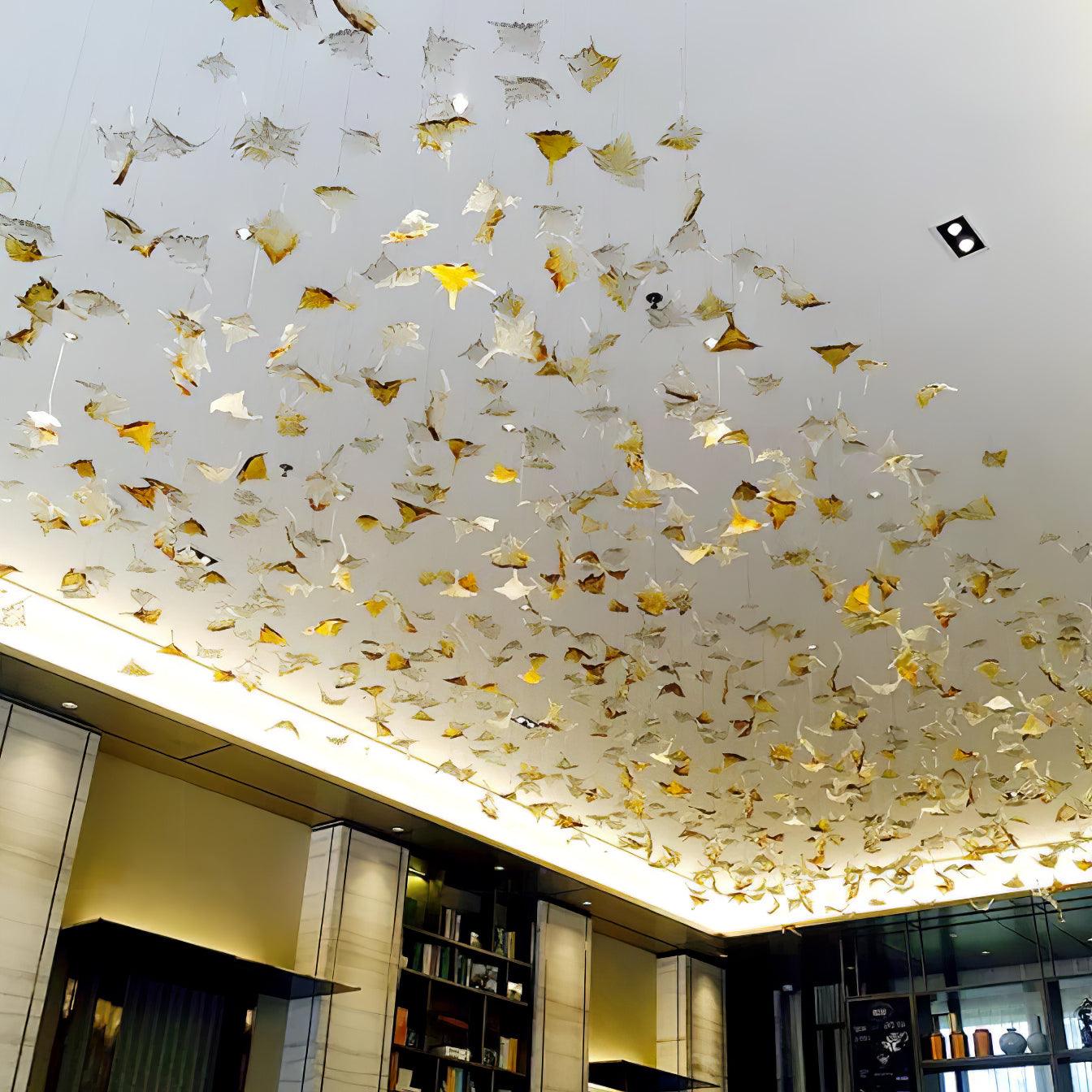 Syraean Lustre en cristal multicolore en forme de feuille d'érable - Neutralighting