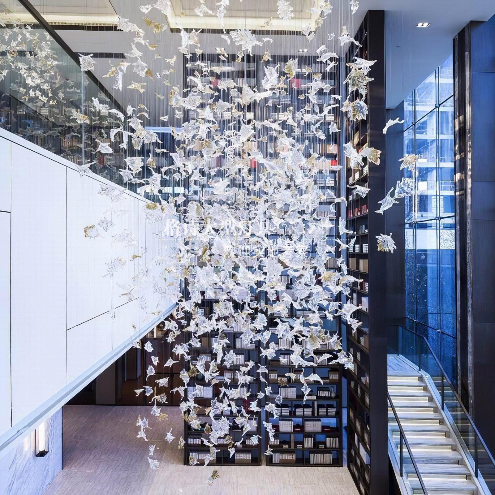 Syraean Lustre en cristal multicolore en forme de feuille d'érable - Neutralighting
