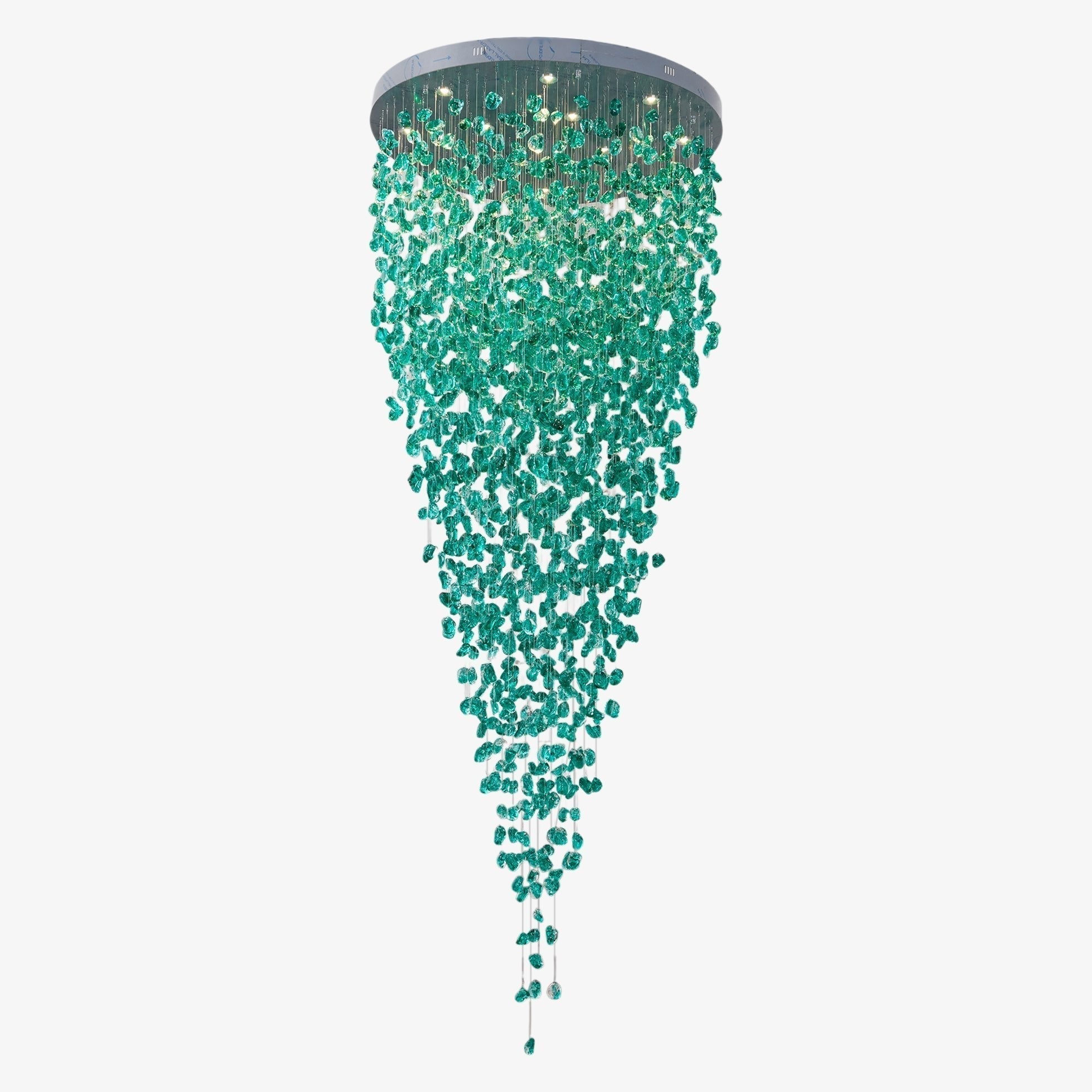 Veshaa Lustre en cristal de pierre de luxe postmoderne - Neutralighting
