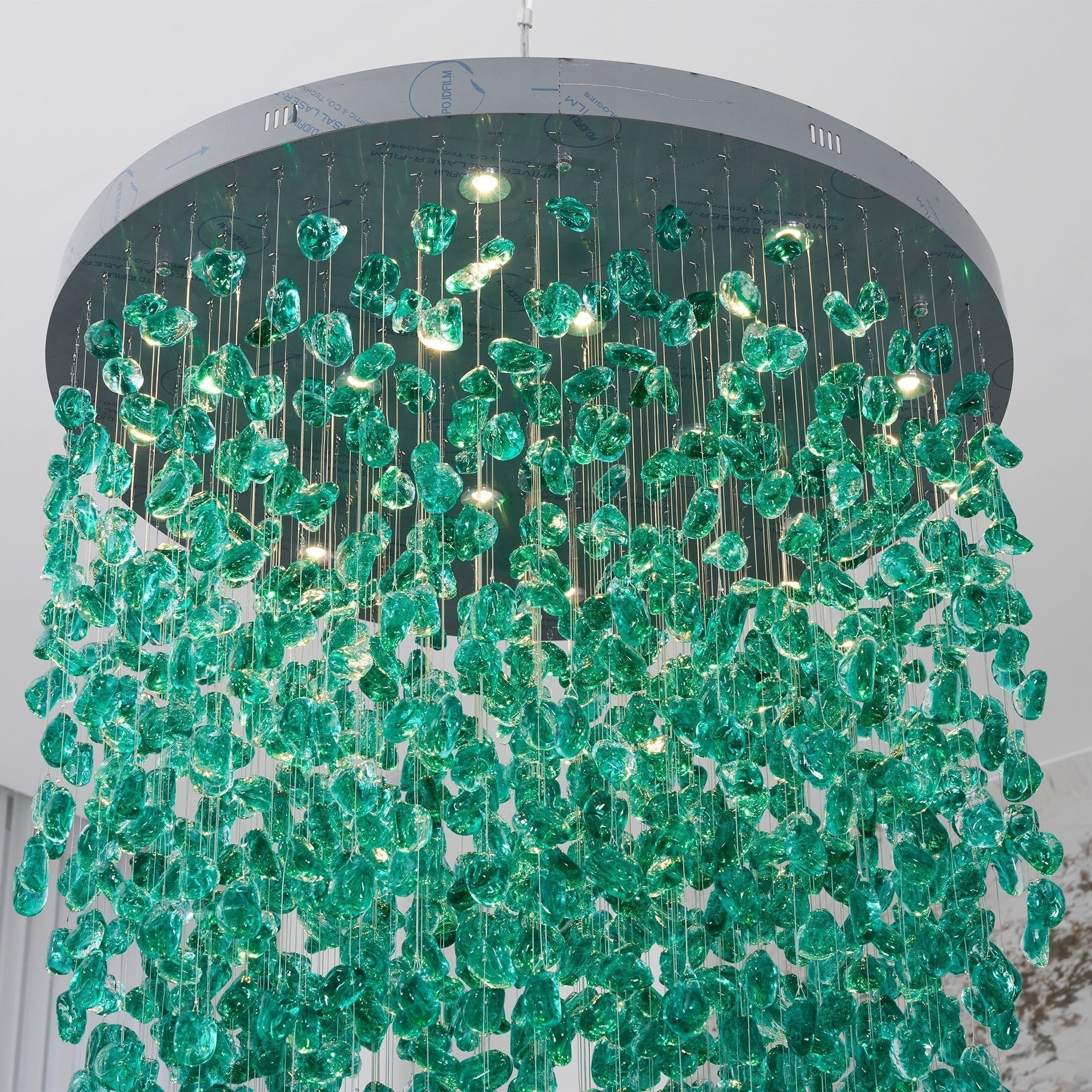 Veshaa Lustre en cristal de pierre de luxe postmoderne - Neutralighting