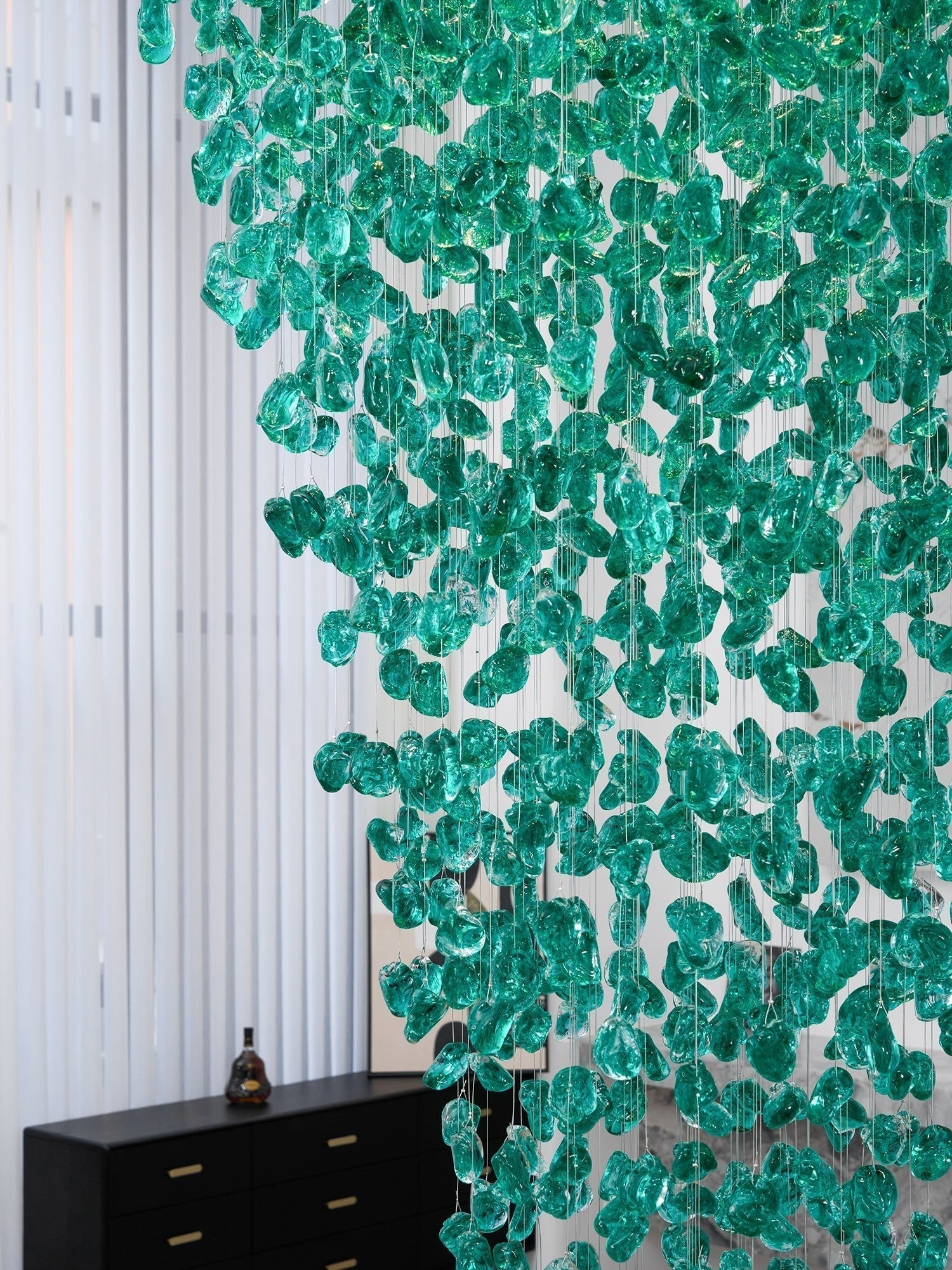 Veshaa Lustre en cristal de pierre de luxe postmoderne - Neutralighting