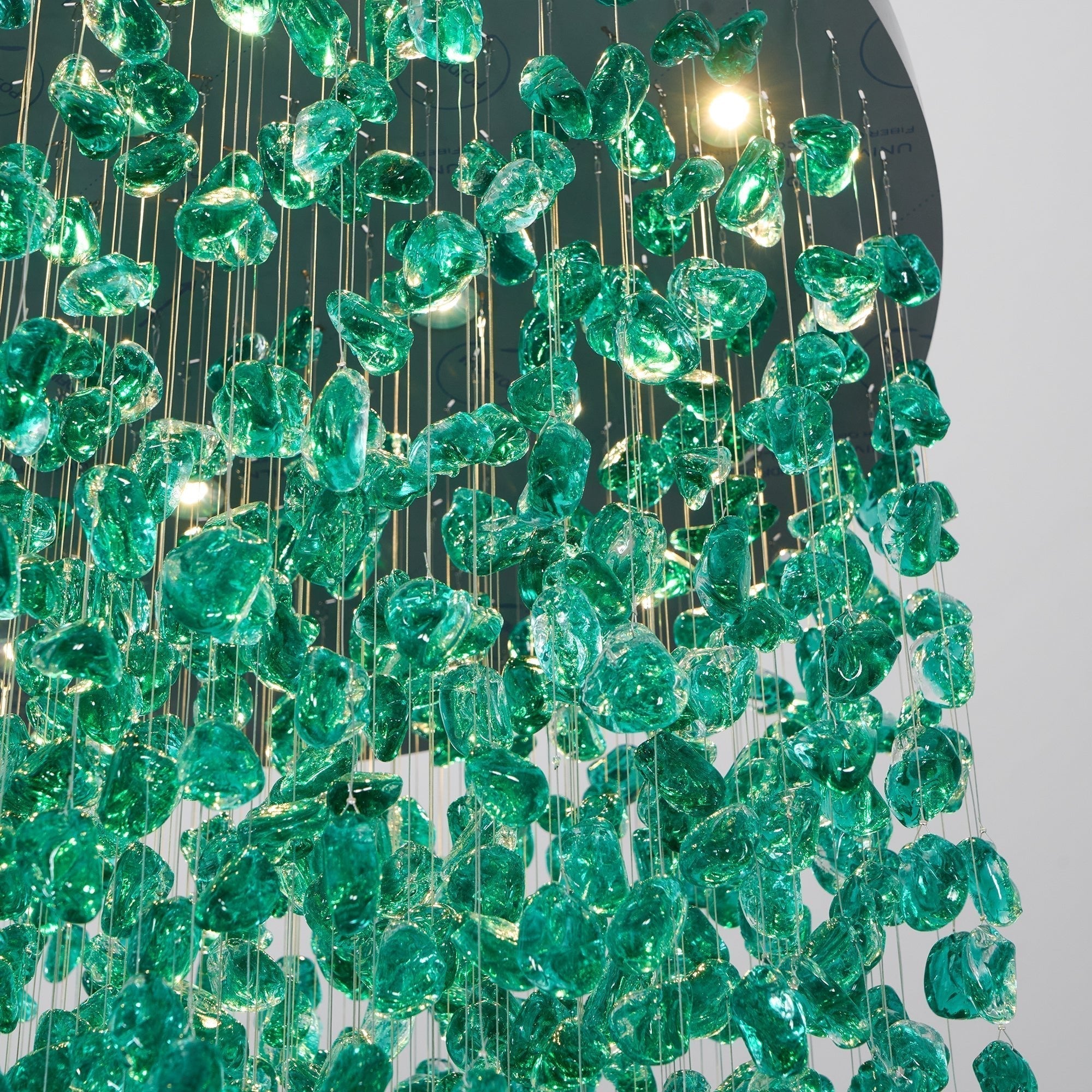 Veshaa Lustre en cristal de pierre de luxe postmoderne - Neutralighting