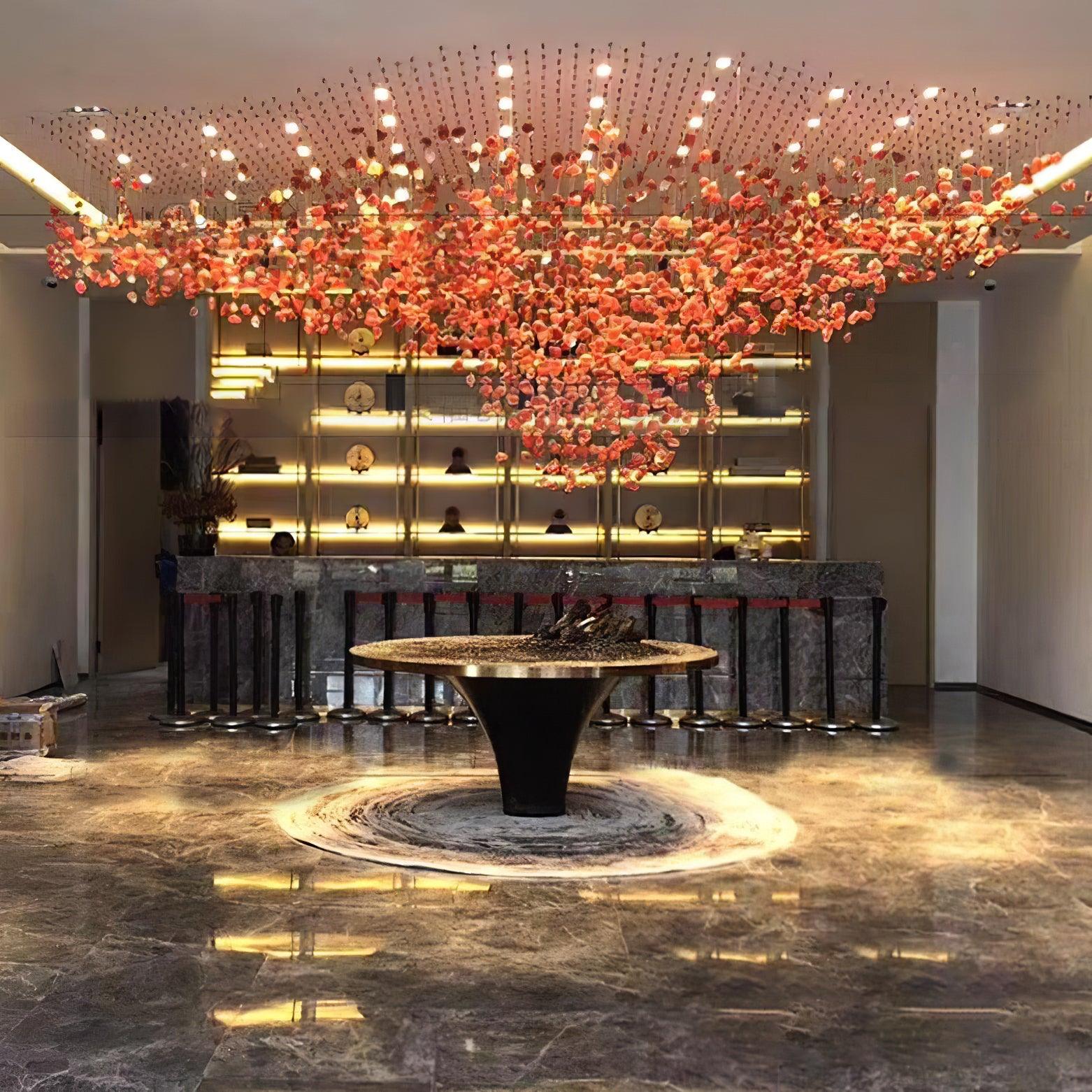 Veshaa Lustre en cristal de pierre de luxe postmoderne - Neutralighting