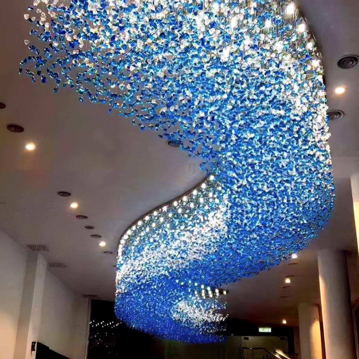 Veshaa Lustre en cristal de pierre de luxe postmoderne - Neutralighting