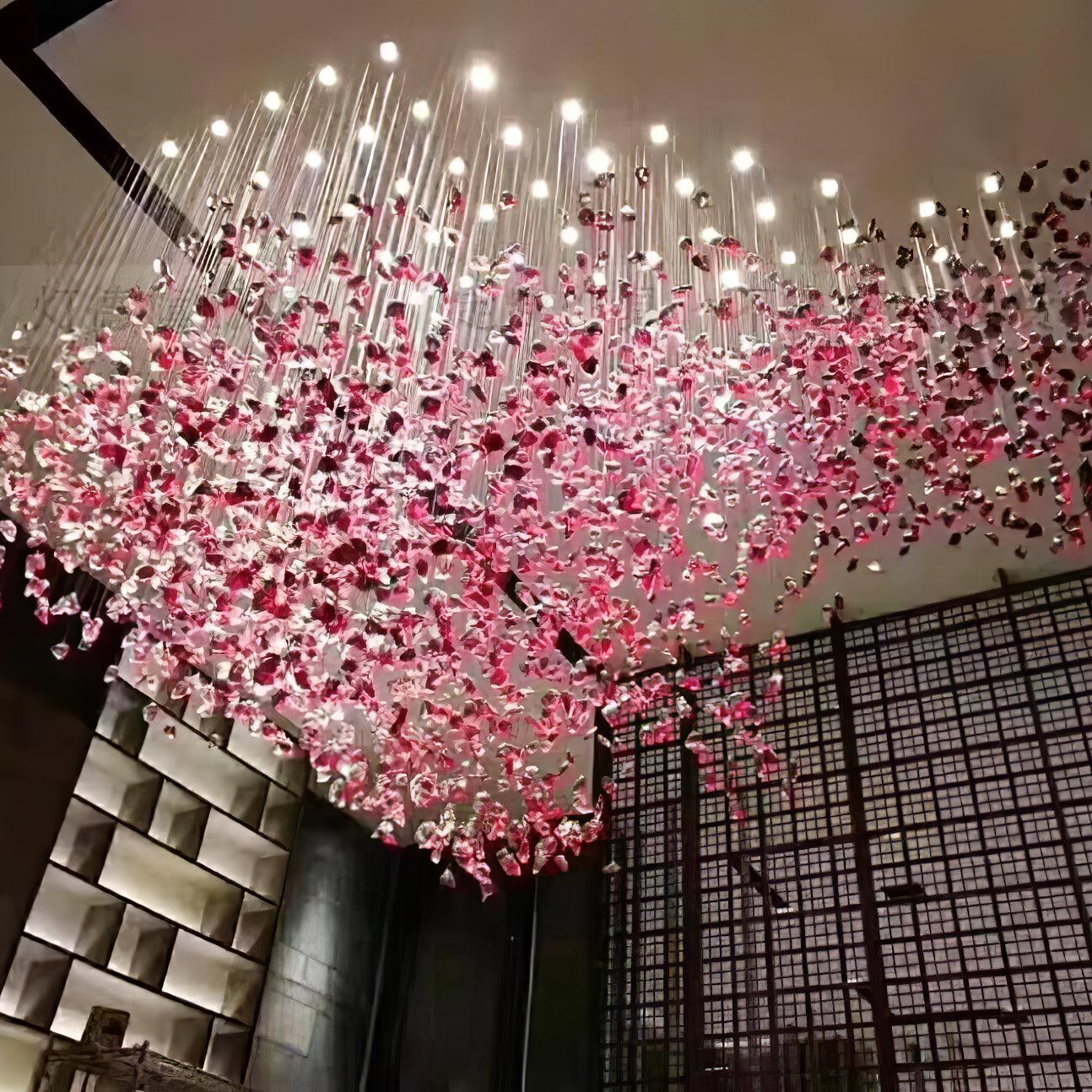 Veshaa Lustre en cristal de pierre de luxe postmoderne - Neutralighting
