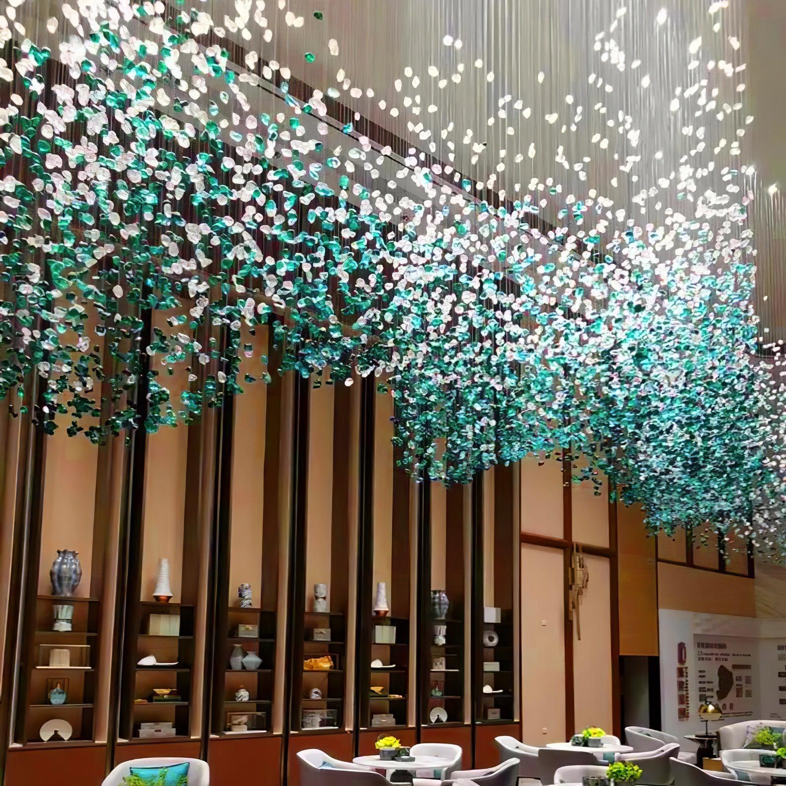 Veshaa Lustre en cristal de pierre de luxe postmoderne - Neutralighting