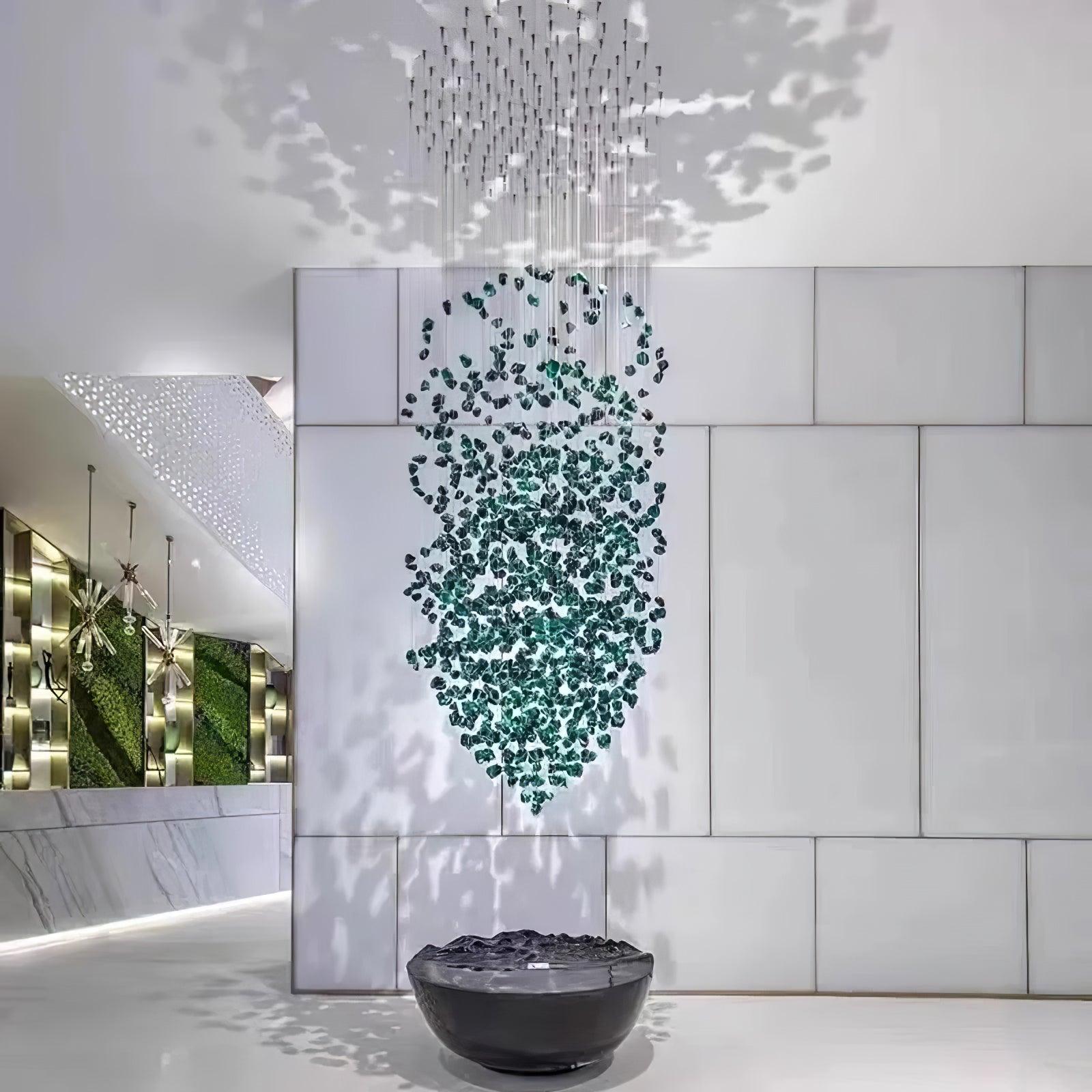 Veshaa Lustre en cristal de pierre de luxe postmoderne - Neutralighting