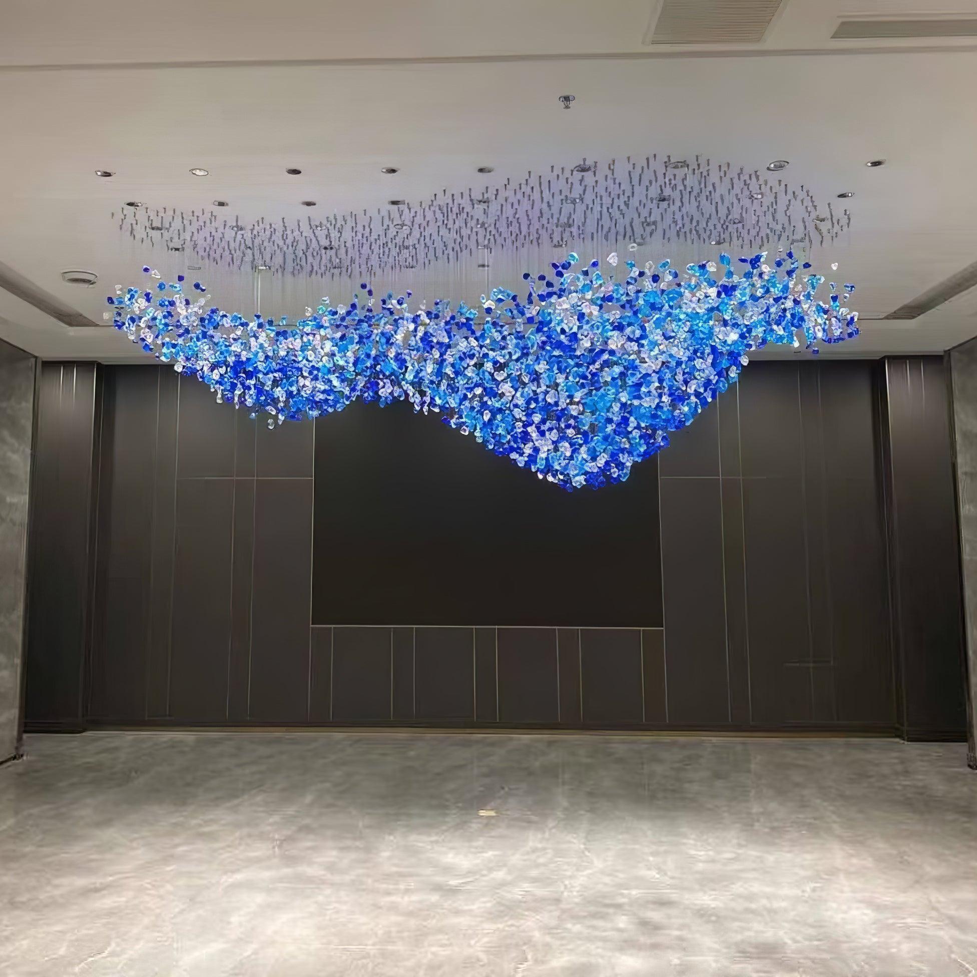 Veshaa Lustre en cristal de pierre de luxe postmoderne - Neutralighting