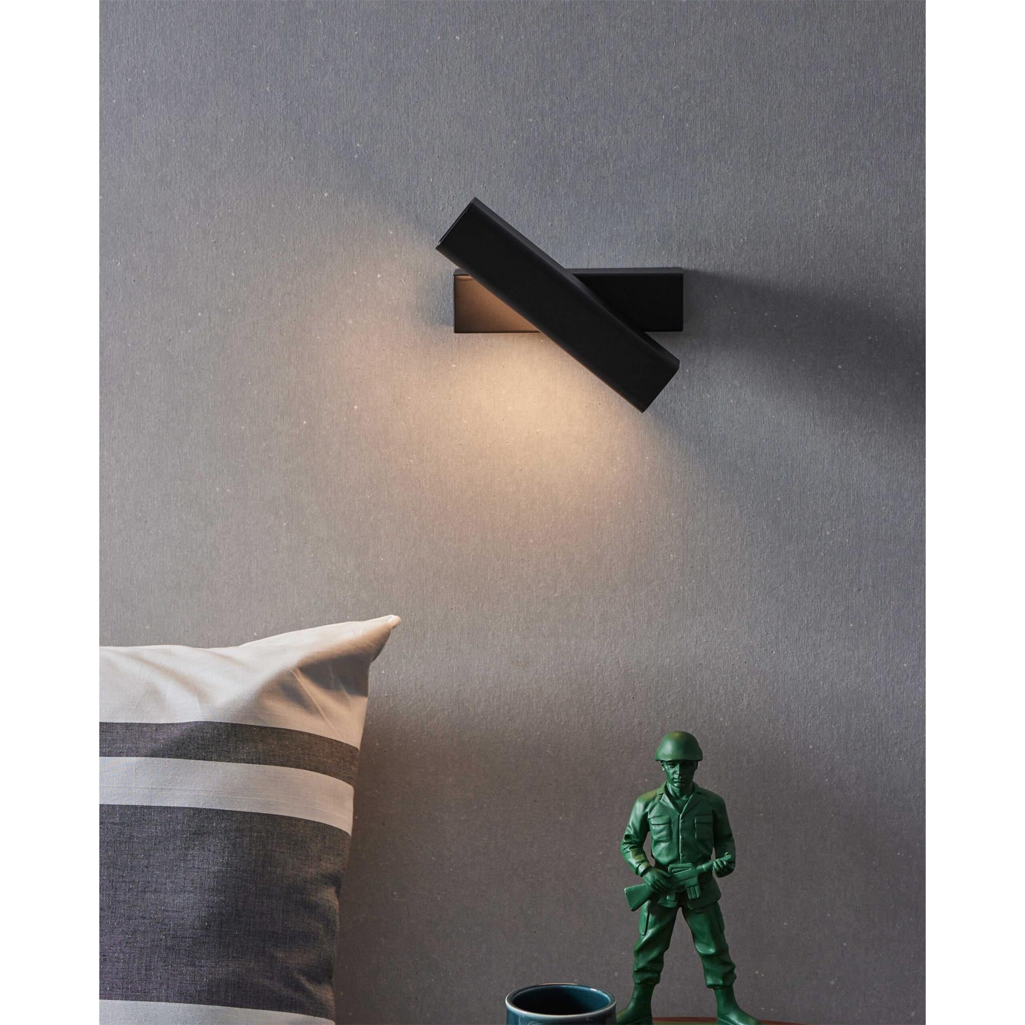 Olvynora Rotating Modern Minimalist Wooden Metal Wall Lamp - Lamp Copper