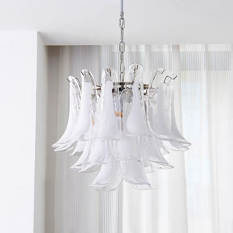 Orshaan Postmodern Luxury Metal Glass Chandelier - Lamp Copper