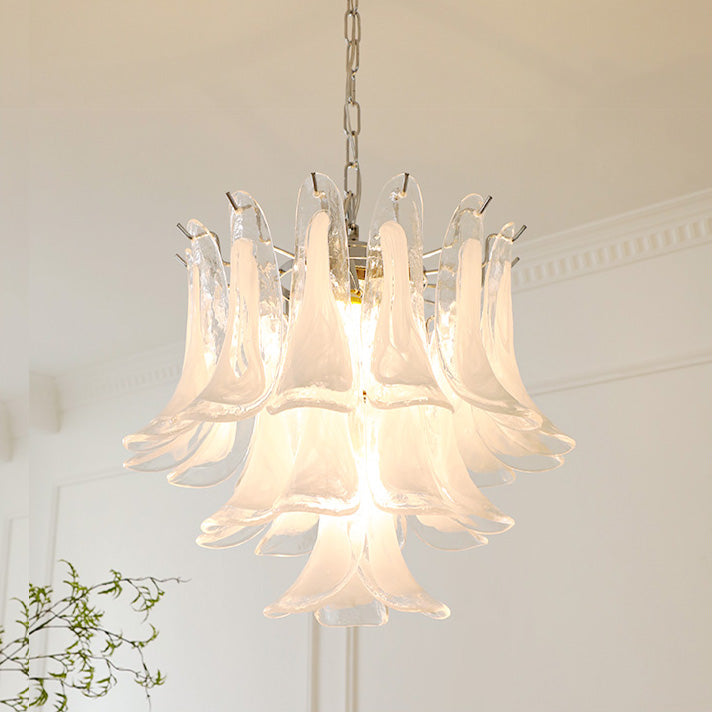 Orshaan Postmodern Luxury Metal Glass Chandelier - Lamp Copper