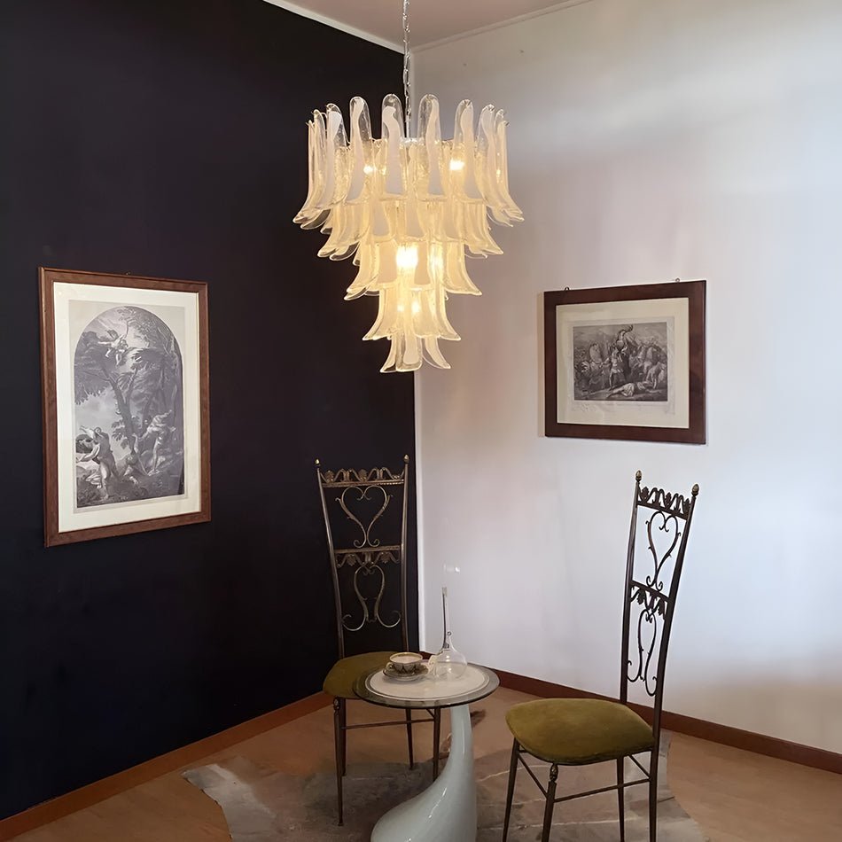 Aurora Lustre Pétales en Verre de Murano Vintage - Neutralighting