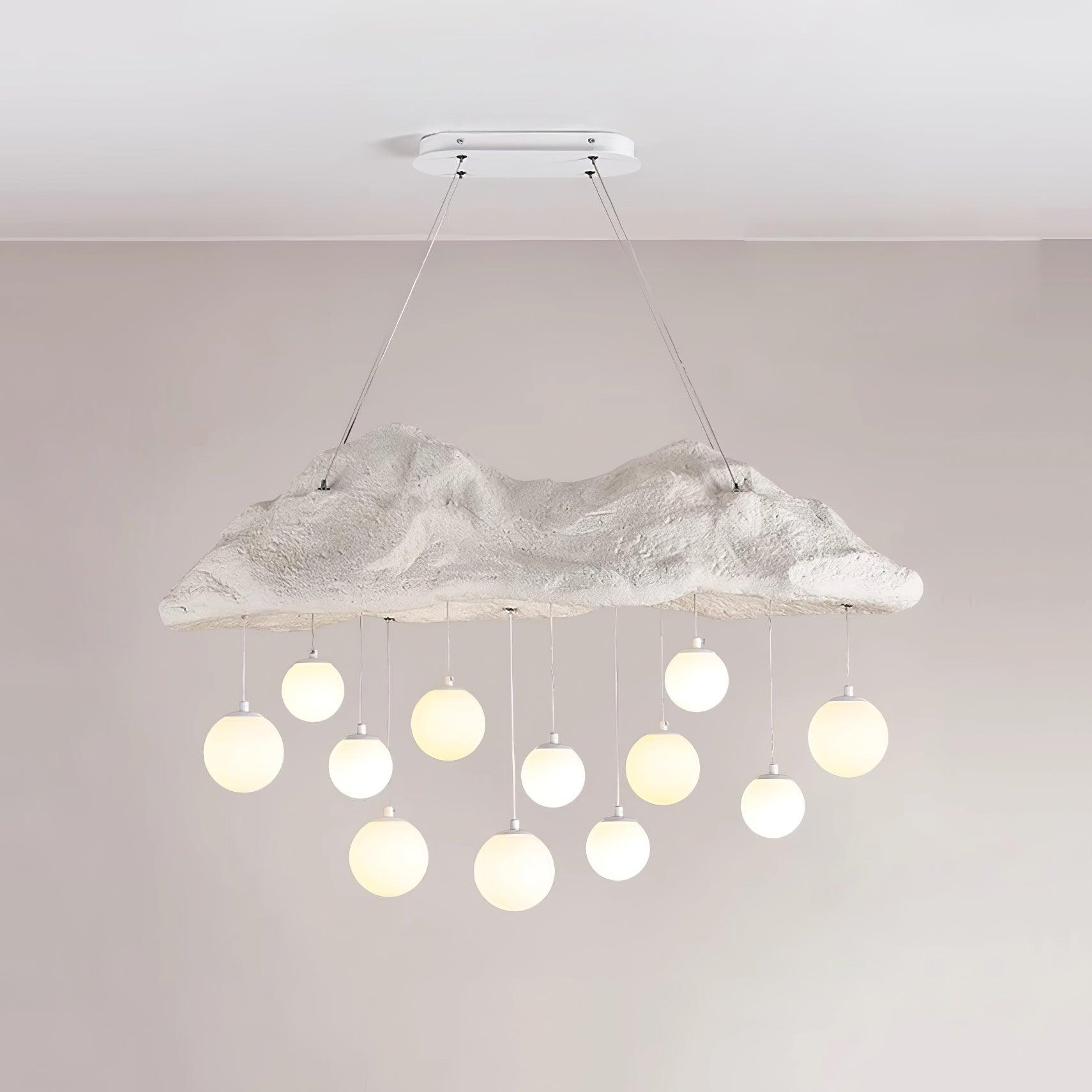 Mushroom Lustre Nuage Canopée Perforée Globes - Neutralighting