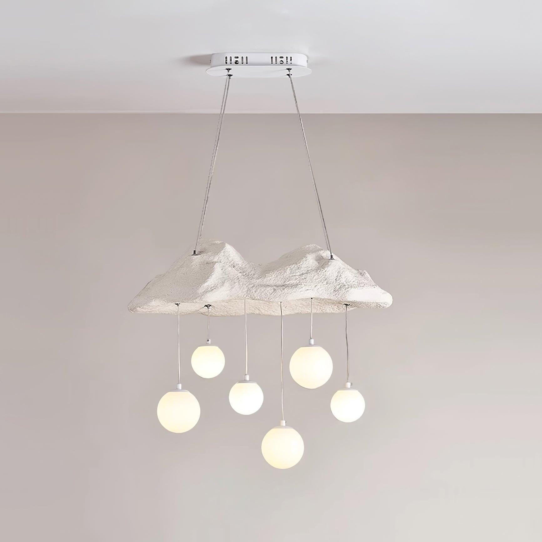 Mushroom Lustre Nuage Canopée Perforée Globes - Neutralighting