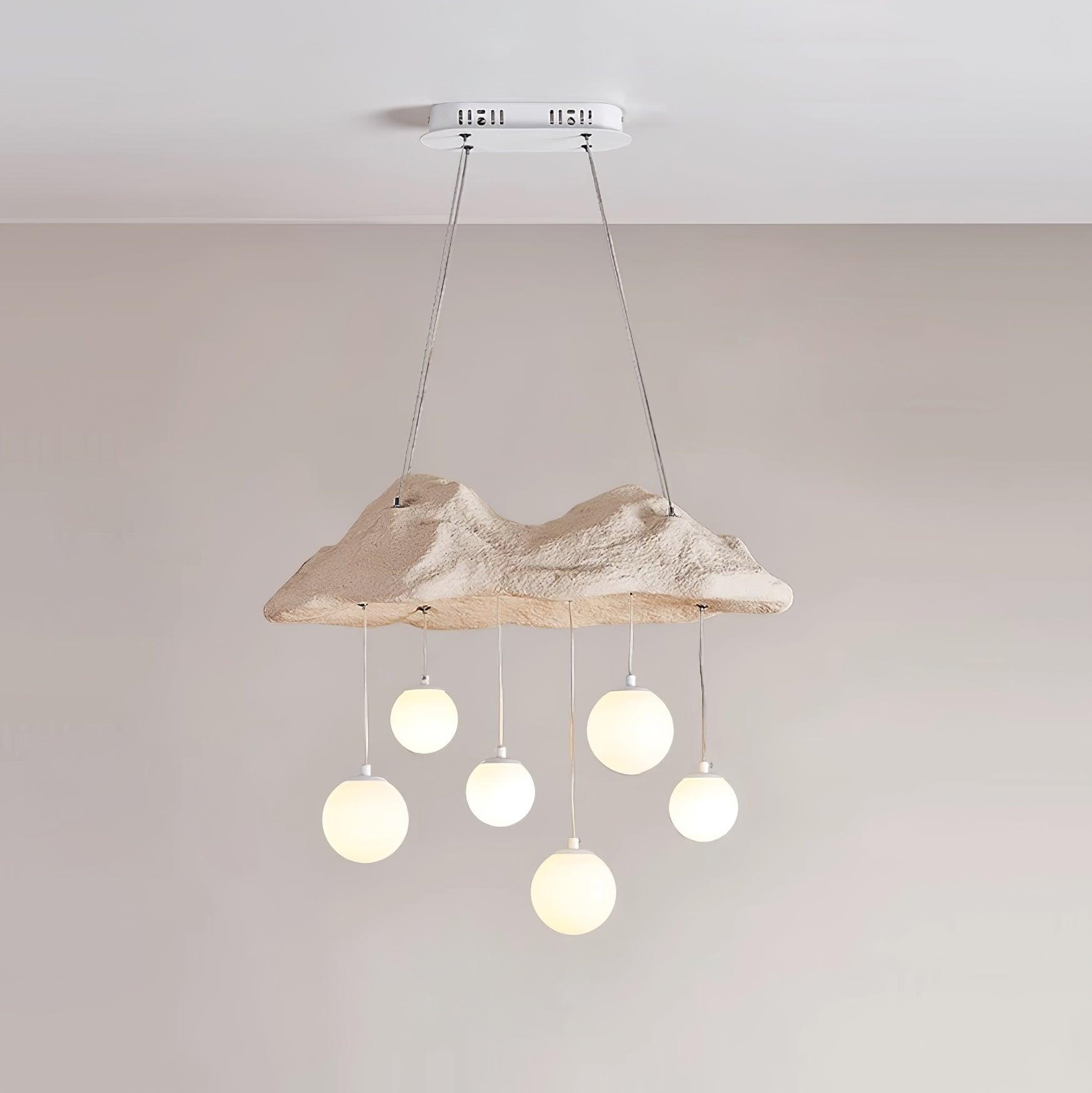 Mushroom Lustre Nuage Canopée Perforée Globes - Neutralighting
