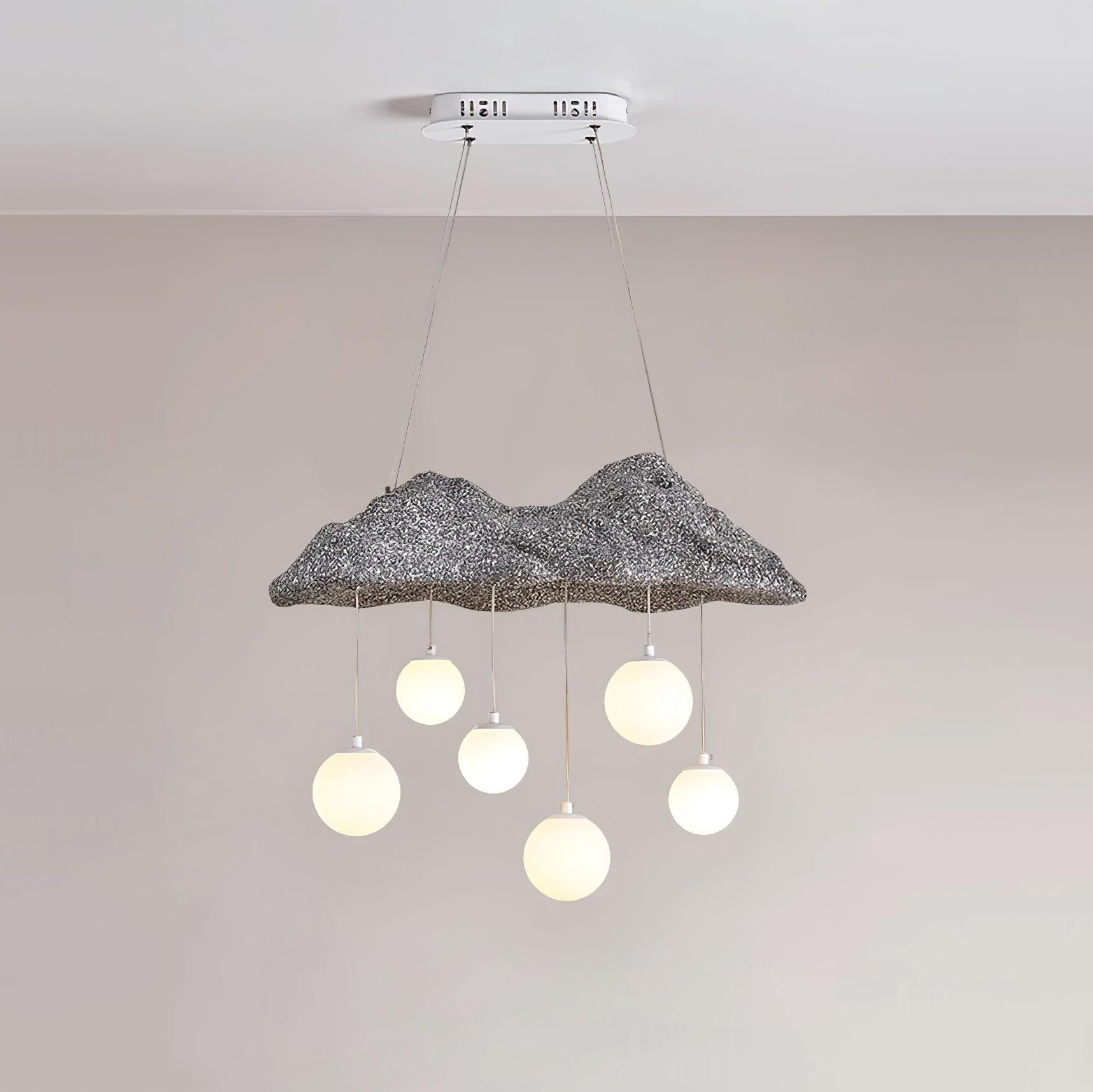Mushroom Lustre Nuage Canopée Perforée Globes - Neutralighting