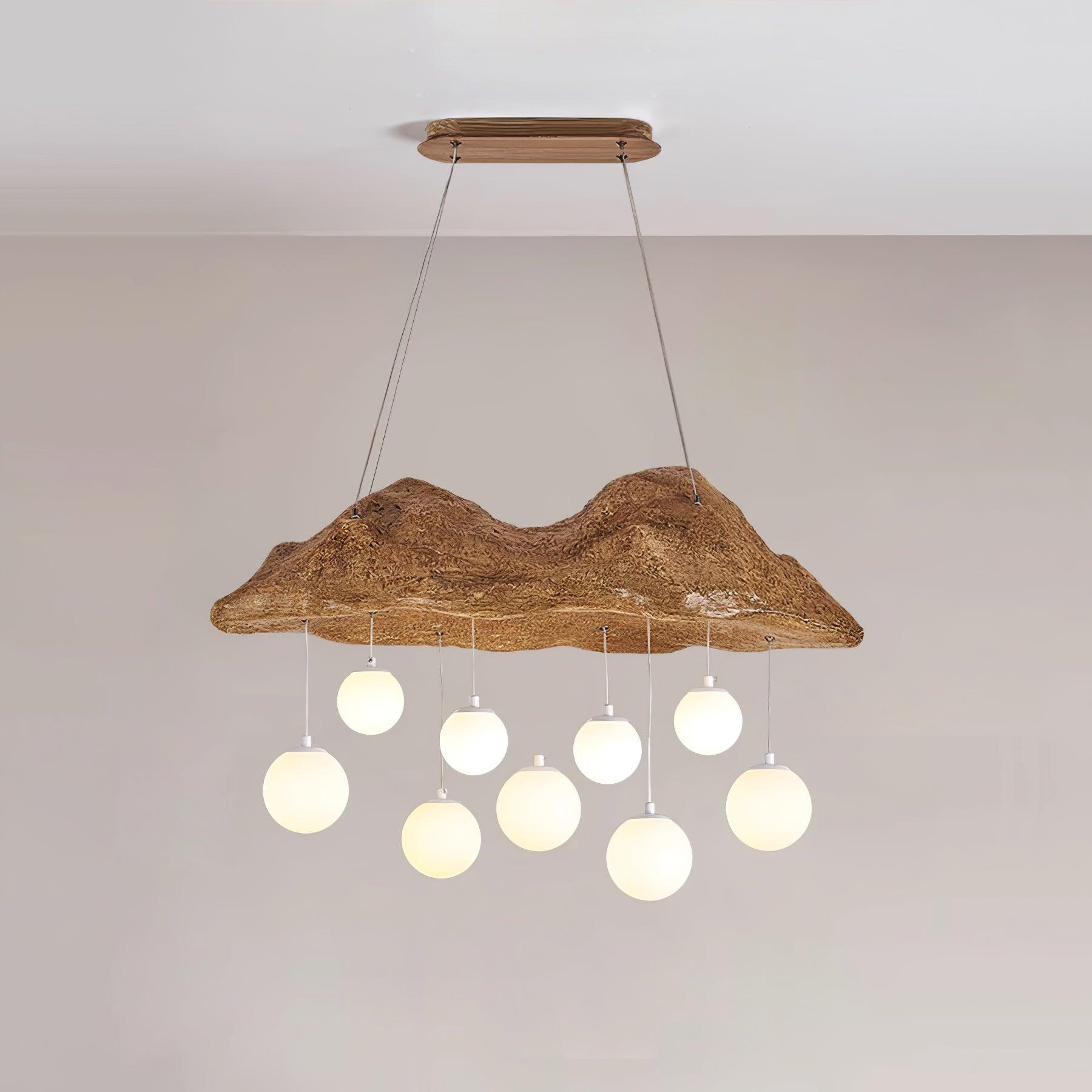 Mushroom Lustre Nuage Canopée Perforée Globes - Neutralighting
