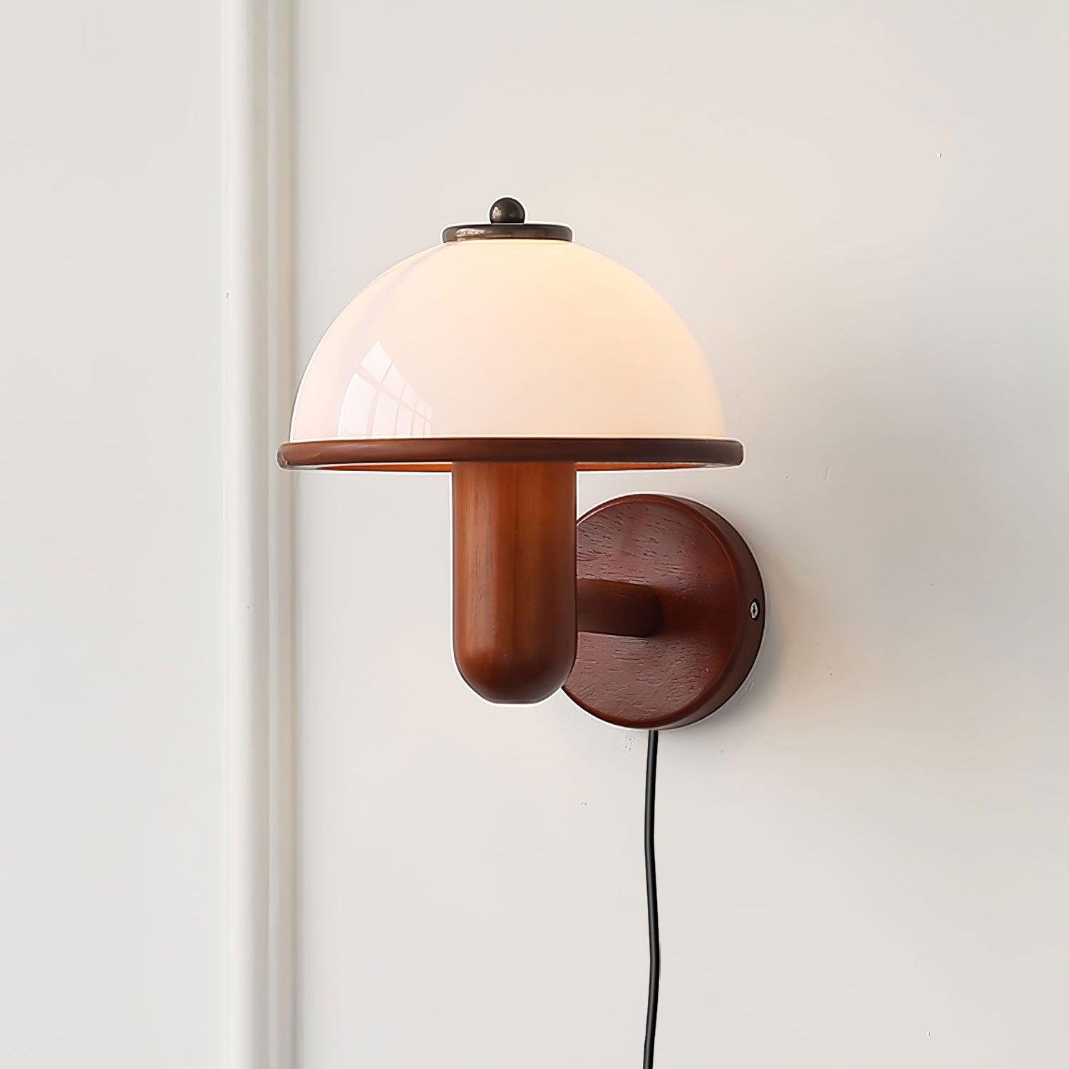 Lustra Wall Lamp Mushroom Wood - Neutralighting