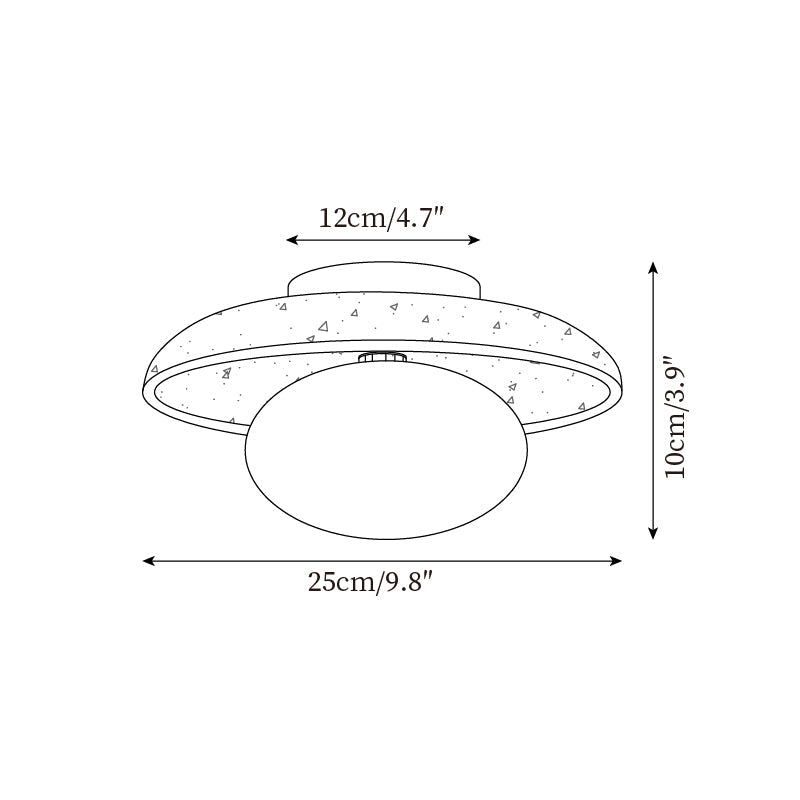 Mylie Plafonnier Minimaliste en Travertin - Neutralighting