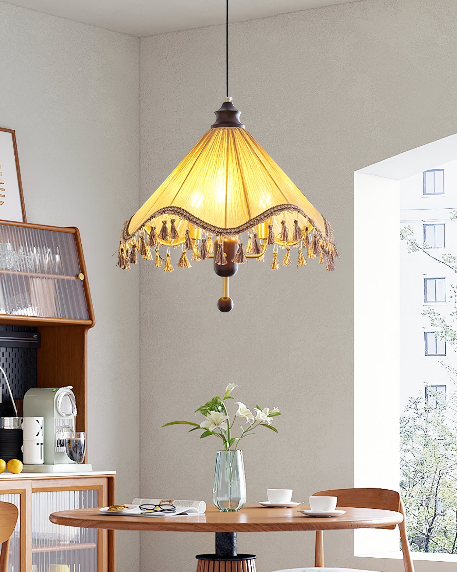 Rosetta Suspension en Tissu Boutique - Neutralighting