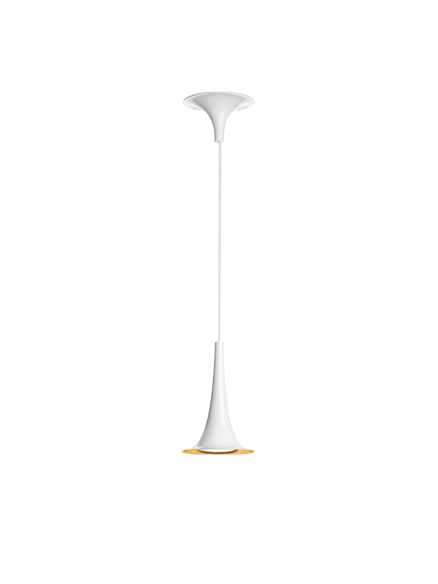Solara Lampe suspendue en acrylique en forme de trompette contemporaine - Neutralighting
