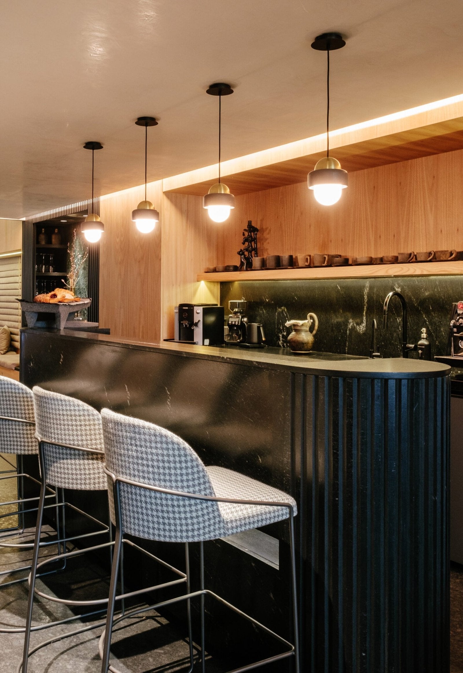 Elliren Suspension Moderne Minimaliste en Verre et Marbre - Neutralighting