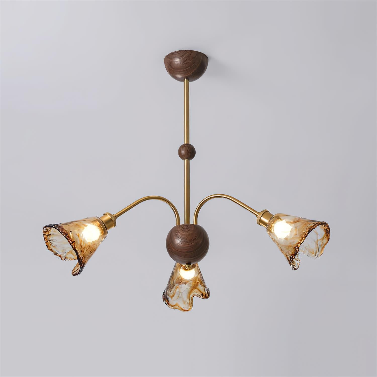 Beyona Lustre en Verre Ambre - Neutralighting