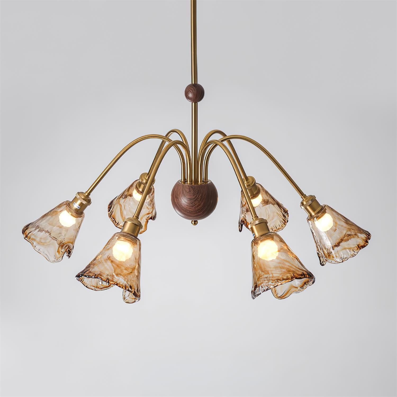 Beyona Lustre en Verre Ambre - Neutralighting