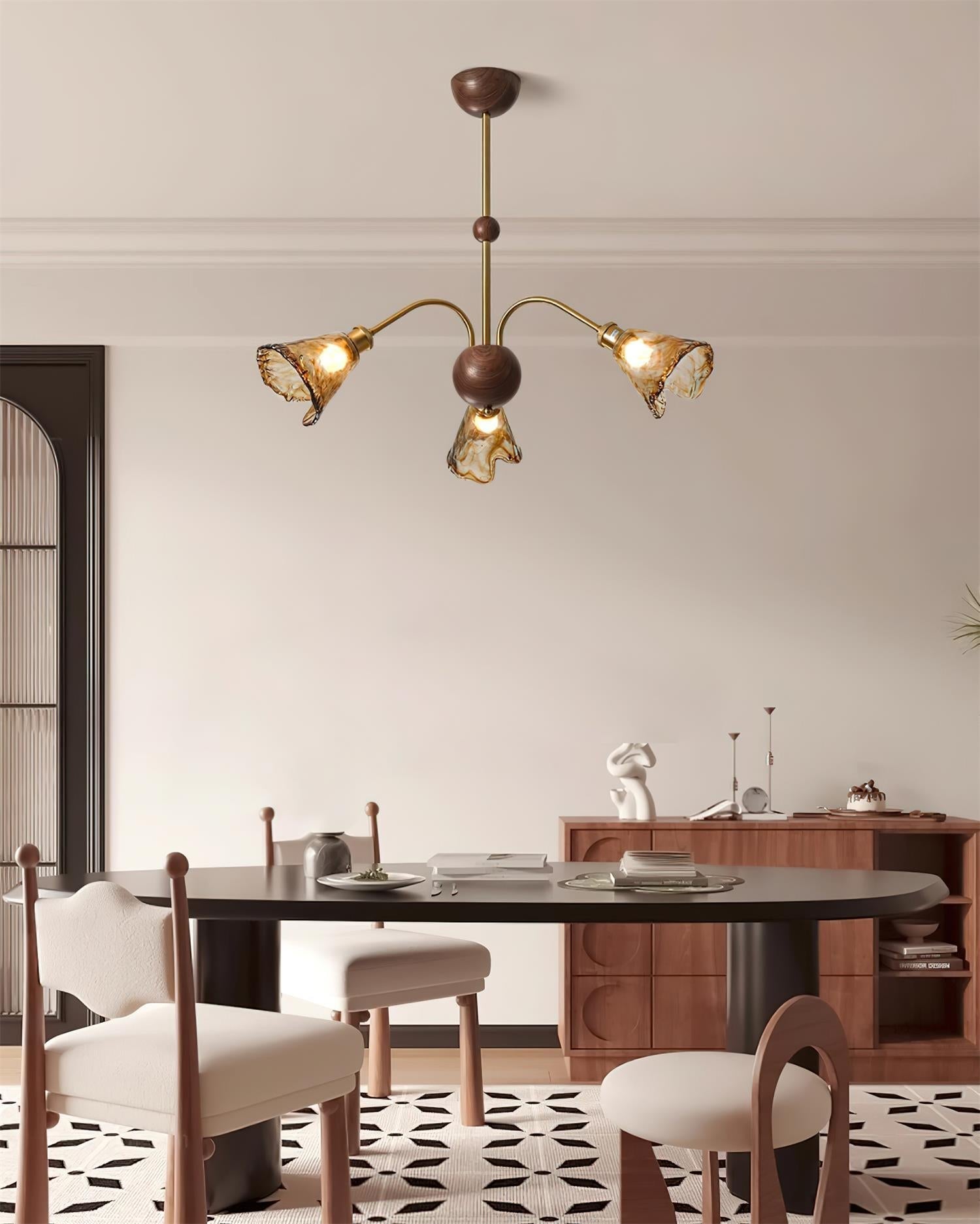 Beyona Lustre en Verre Ambre - Neutralighting