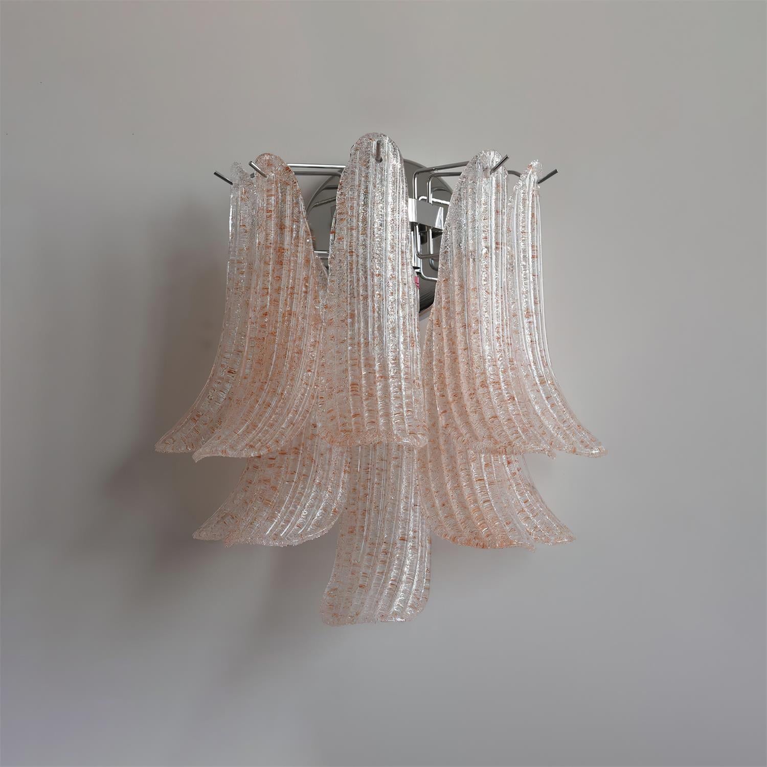 Nason Applique Murale Motif Pétales en Verre Texturé - Neutralighting
