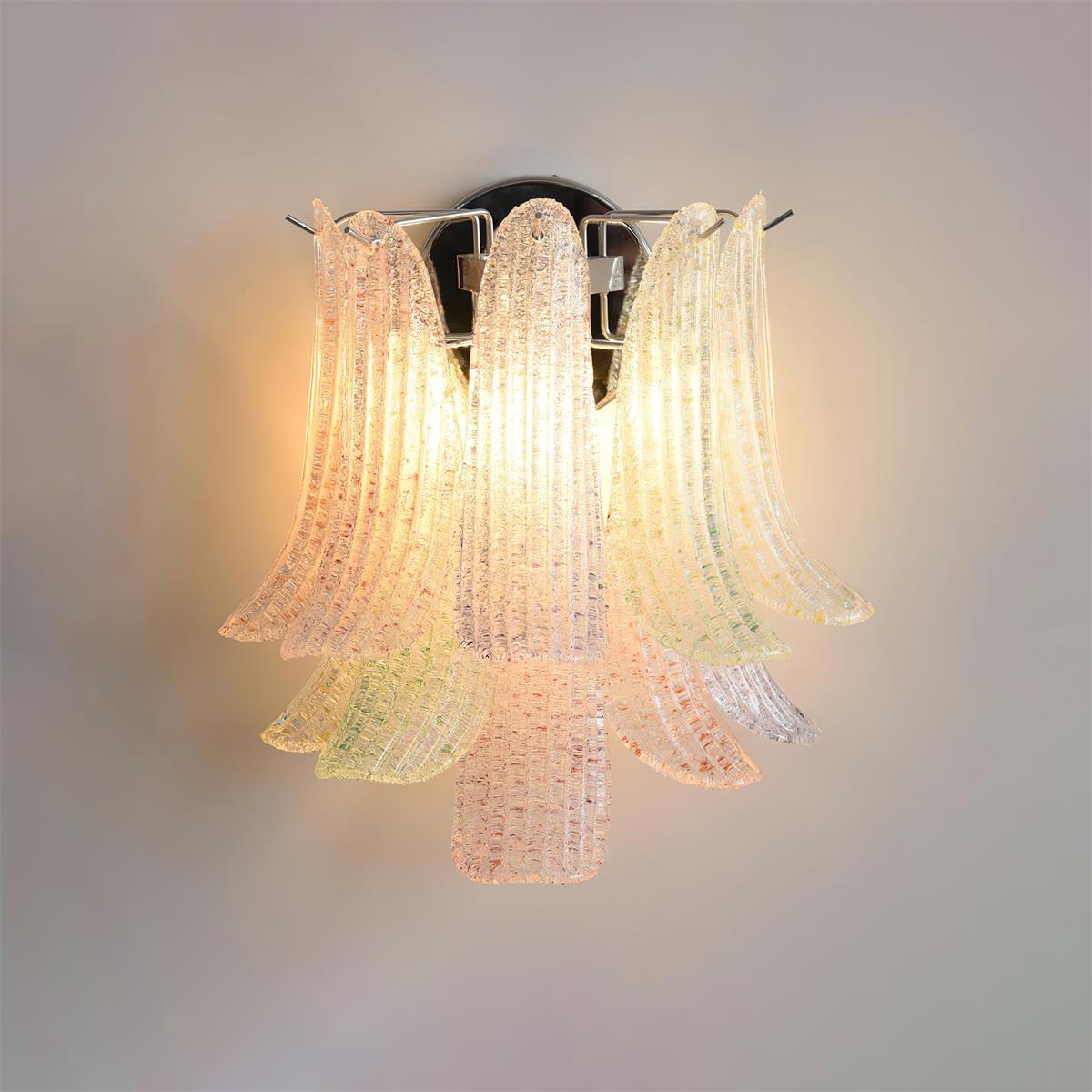 Nason Applique Murale Motif Pétales en Verre Texturé - Neutralighting