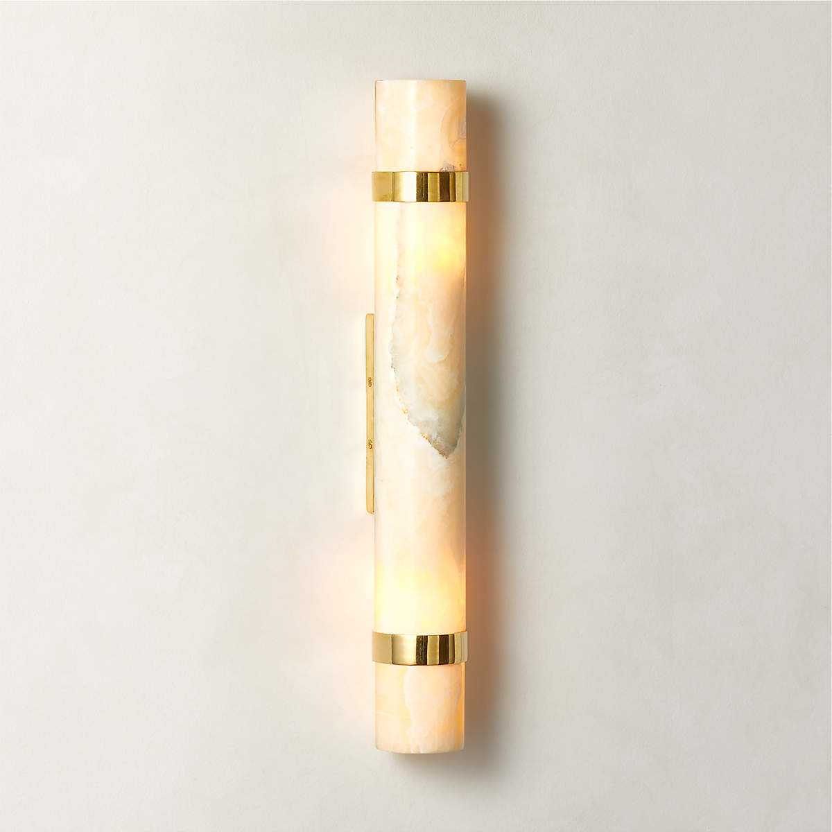 Zavaran Applique Murale Moderne Minimaliste en Métal et Onyx - Neutralighting