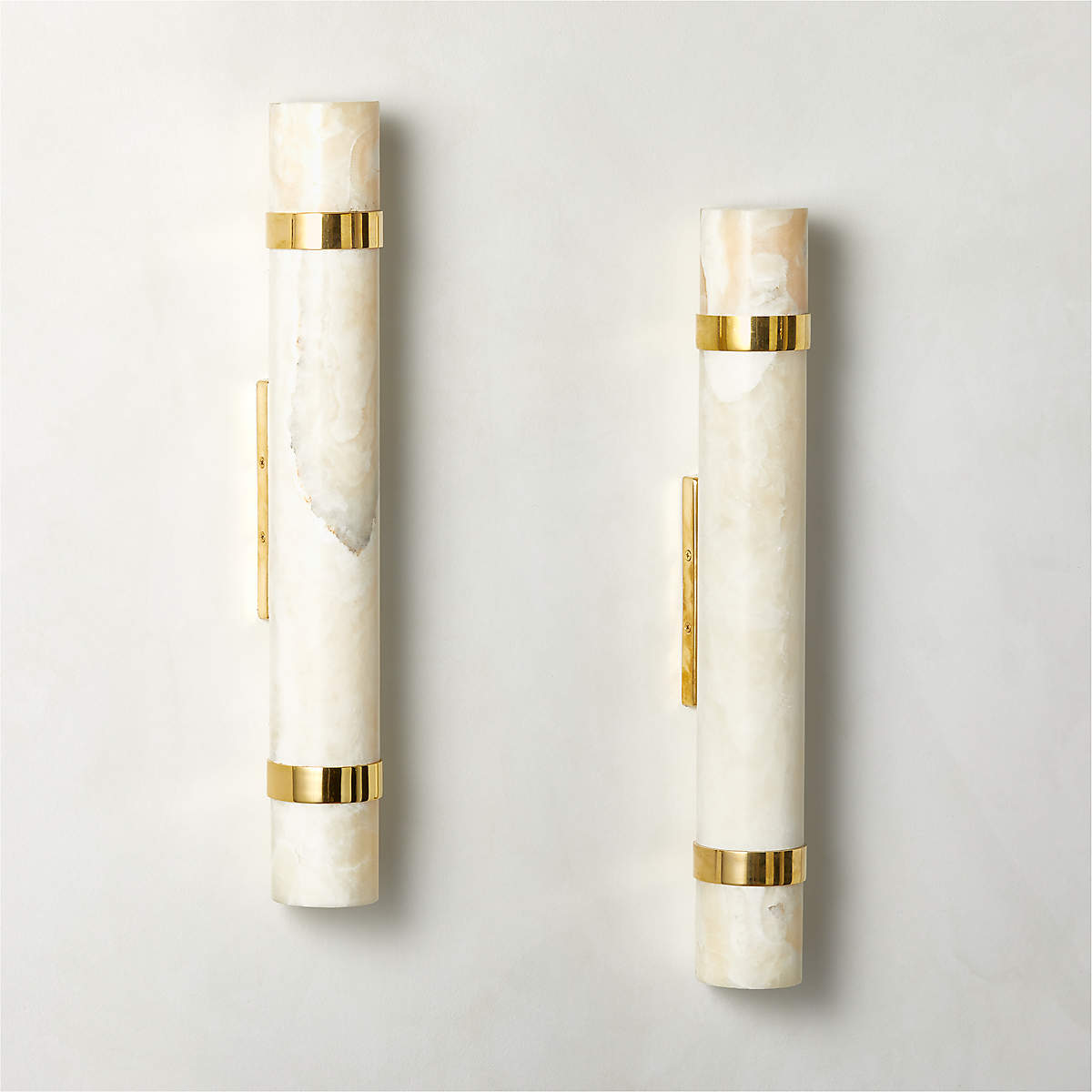 Zavaran Applique Murale Moderne Minimaliste en Métal et Onyx - Neutralighting
