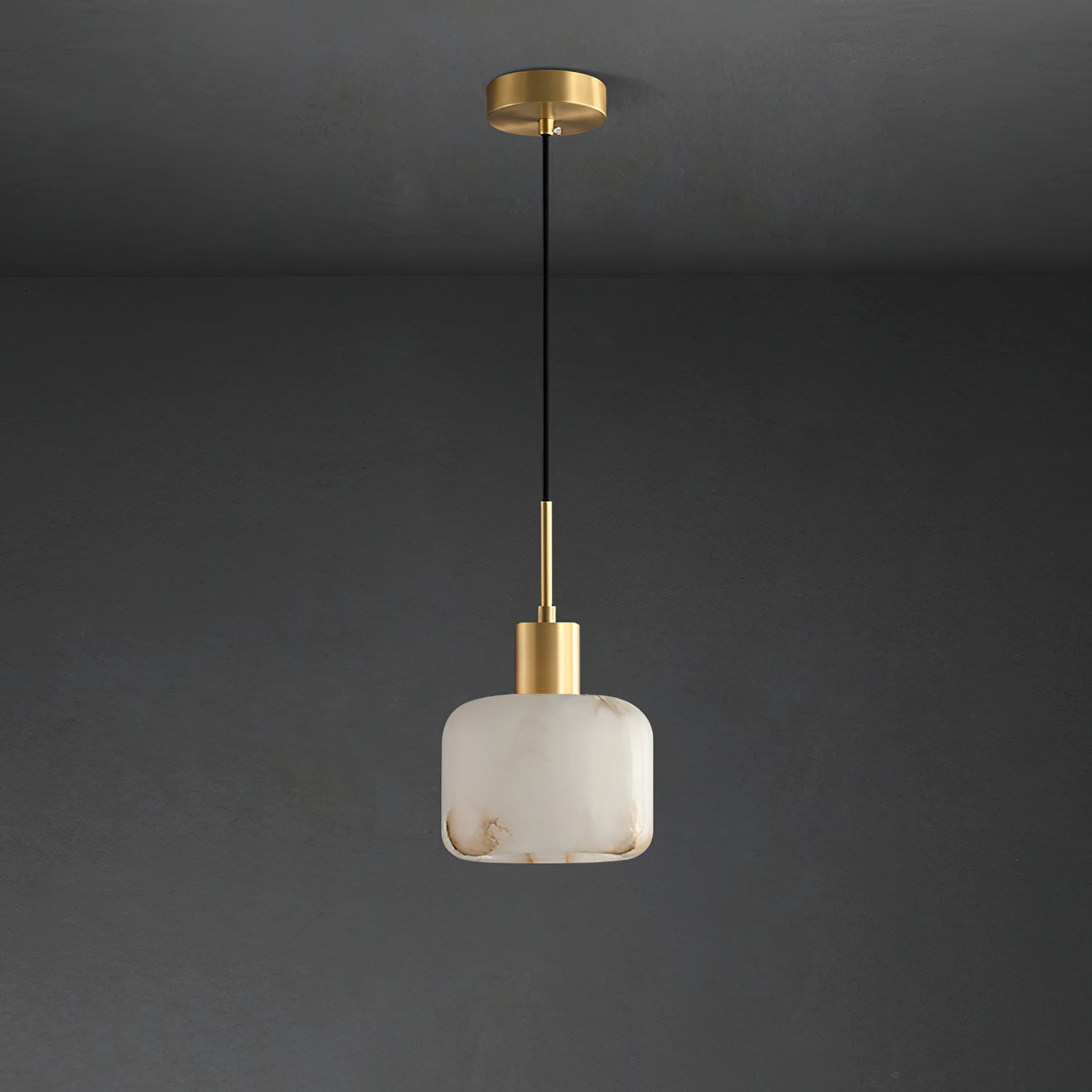 Eliriel Petite Suspension en Albâtre Naturel - Neutralighting