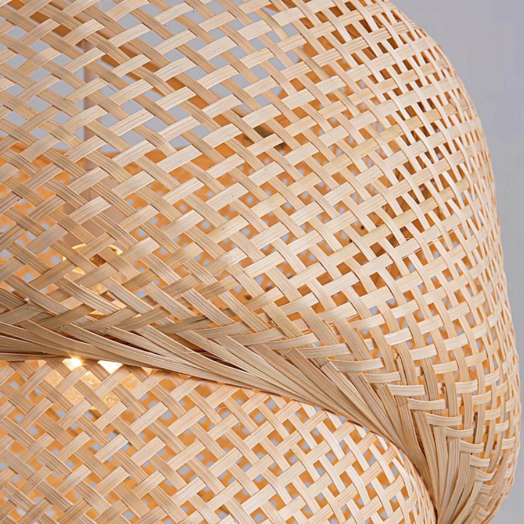Kora Suspension Bambou Tissé Organique - Neutralighting