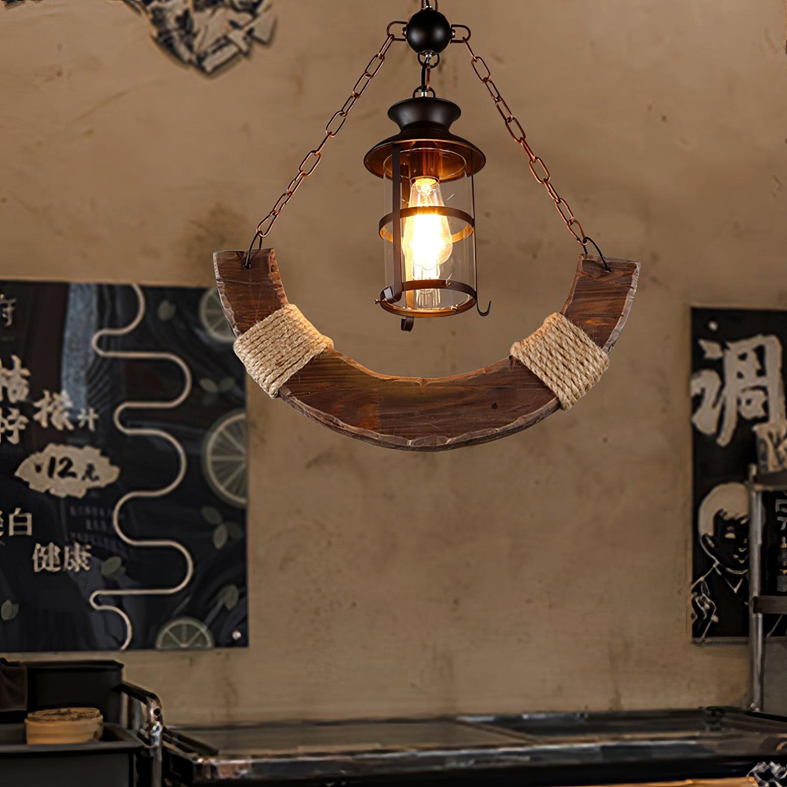 Aurzorir Vintage Wood Chandelier - Letslighting