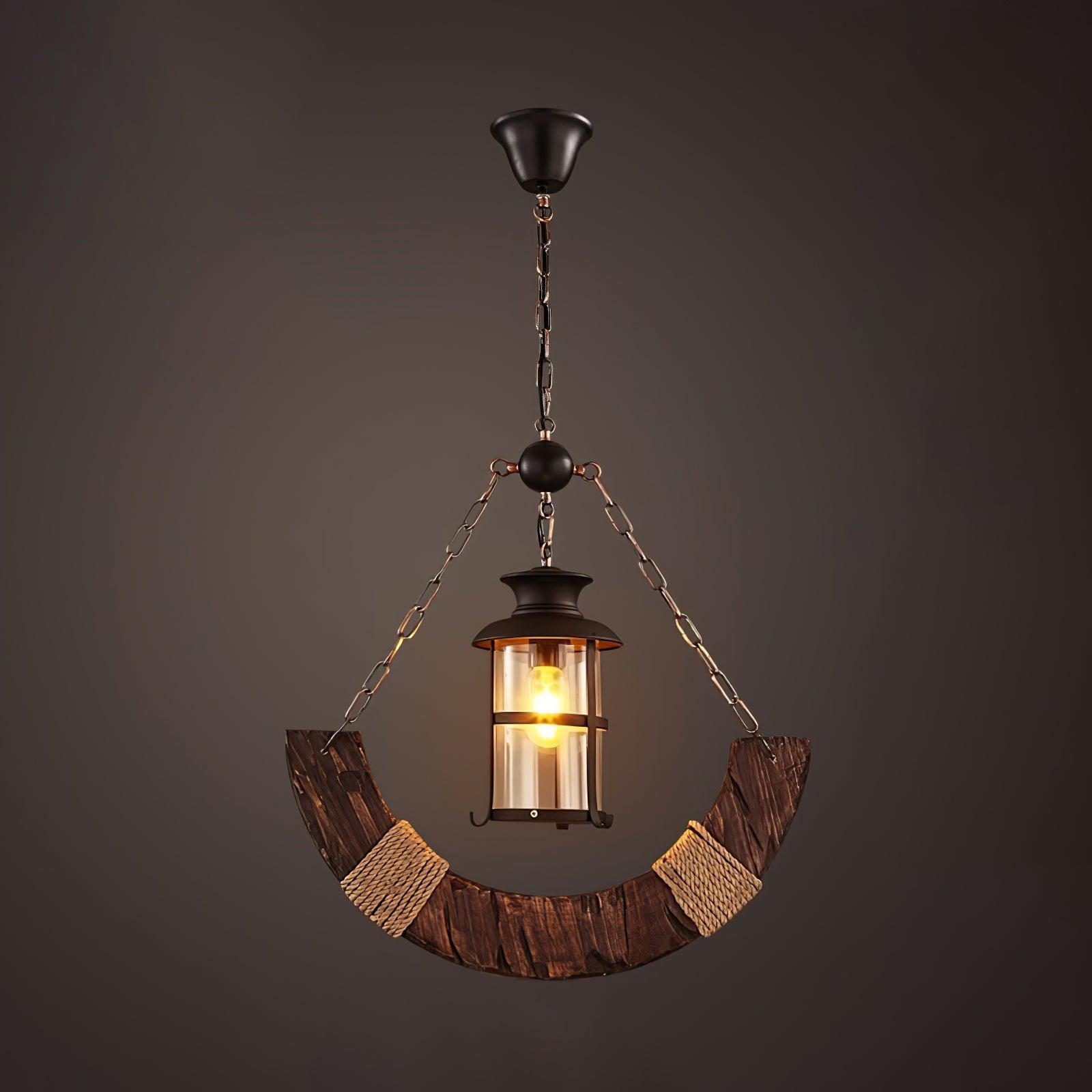 Aurzorir Vintage Wood Chandelier - Letslighting