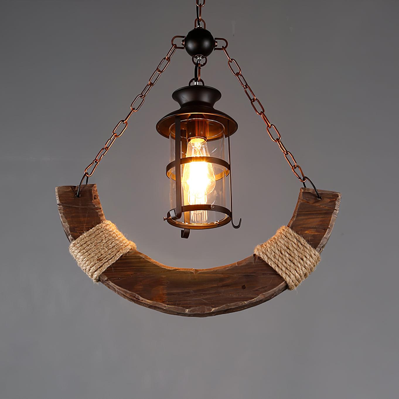 Aurzorir Vintage Wood Chandelier - Letslighting