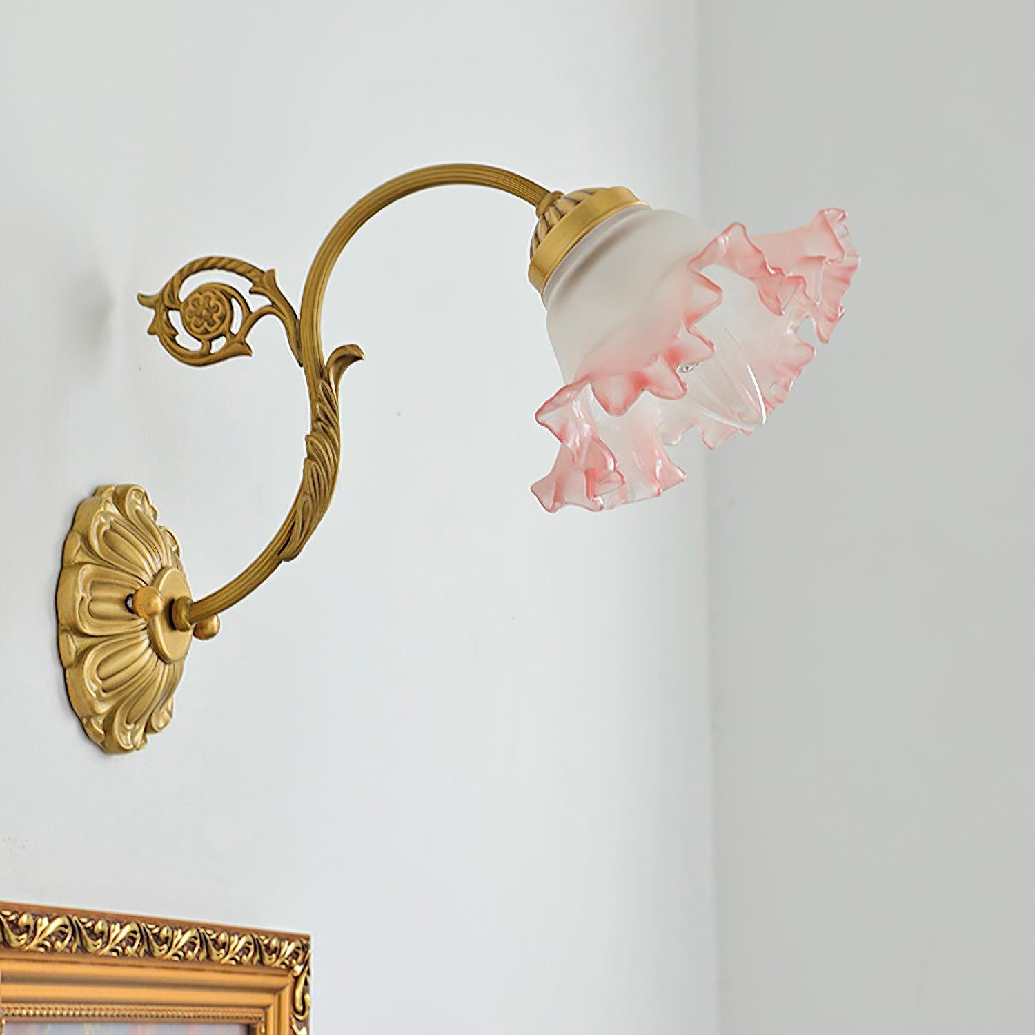 Neiman Applique Murale Volant Rose - Neutralighting
