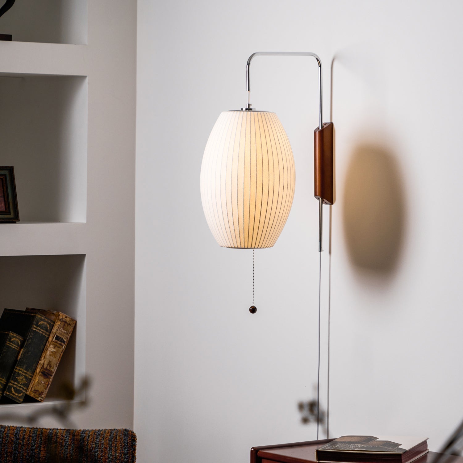Lustra Wall Sconce Walnut Ball - Neutralighting