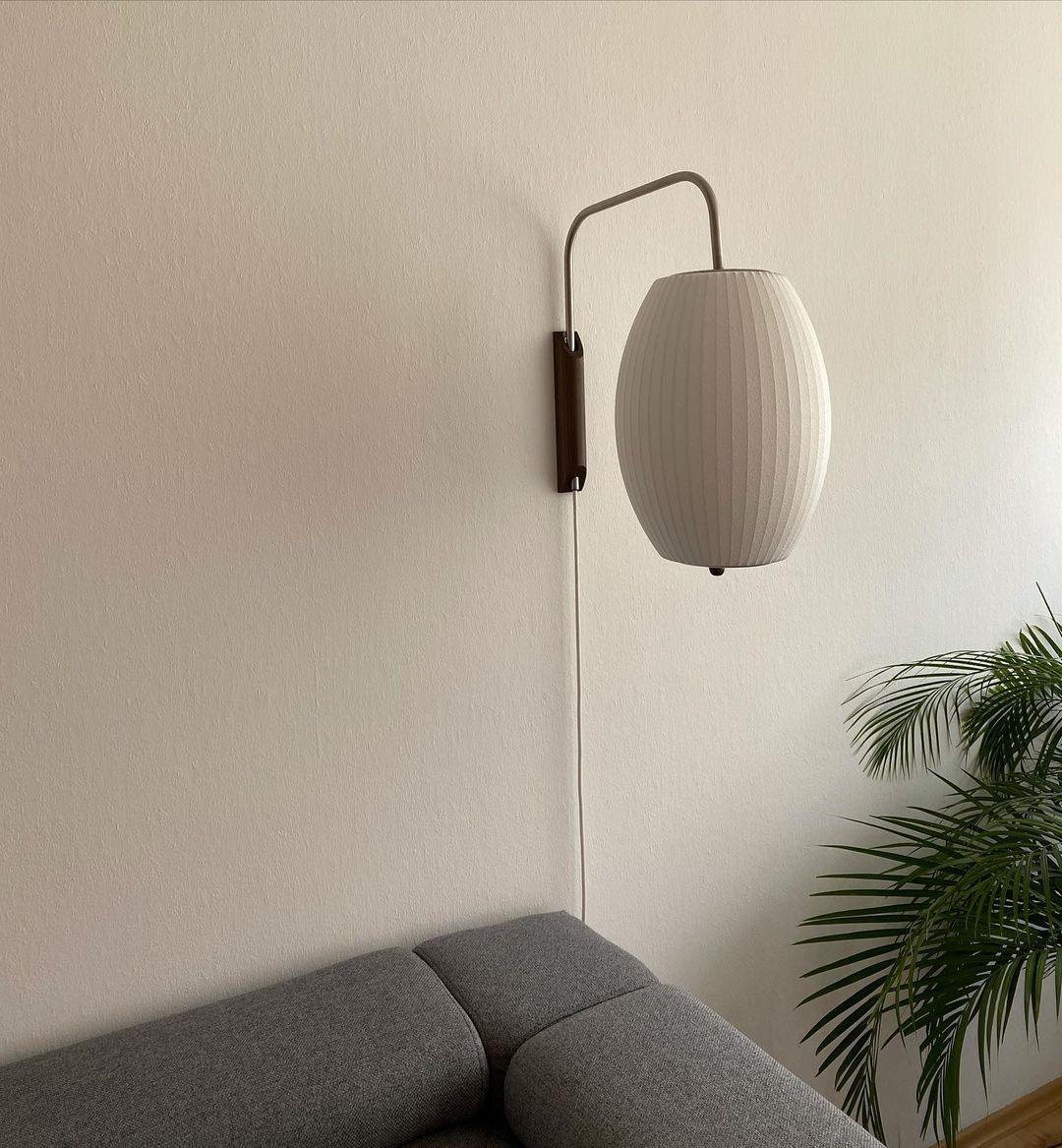 Lustra Wall Sconce Walnut Ball - Neutralighting