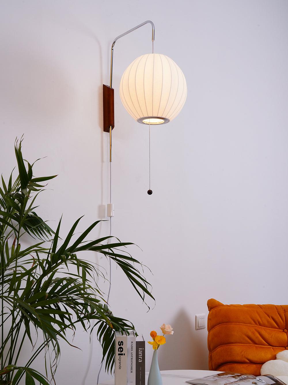 Lustra Wall Sconce Walnut Ball - Neutralighting