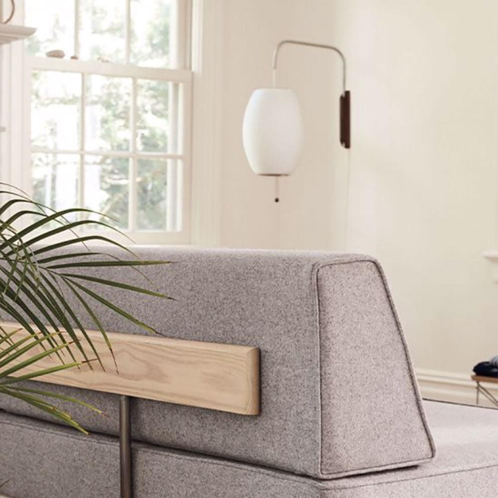 Lustra Wall Sconce Walnut Ball - Neutralighting