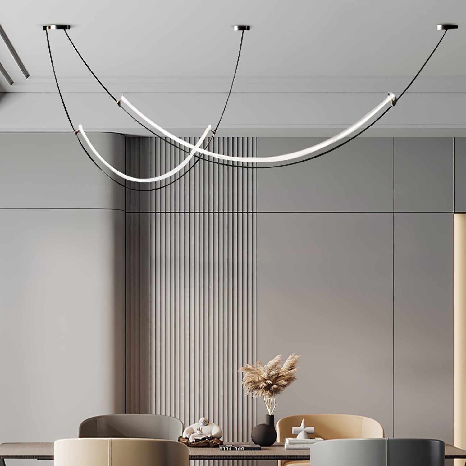 Zephira Suspension LED Courbée - Neutralighting