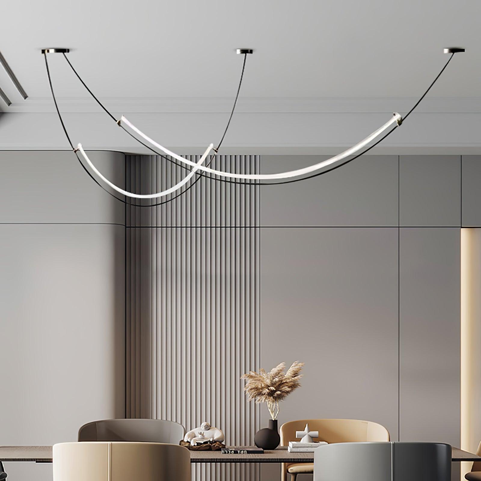 Zephira Suspension LED Courbée - Neutralighting