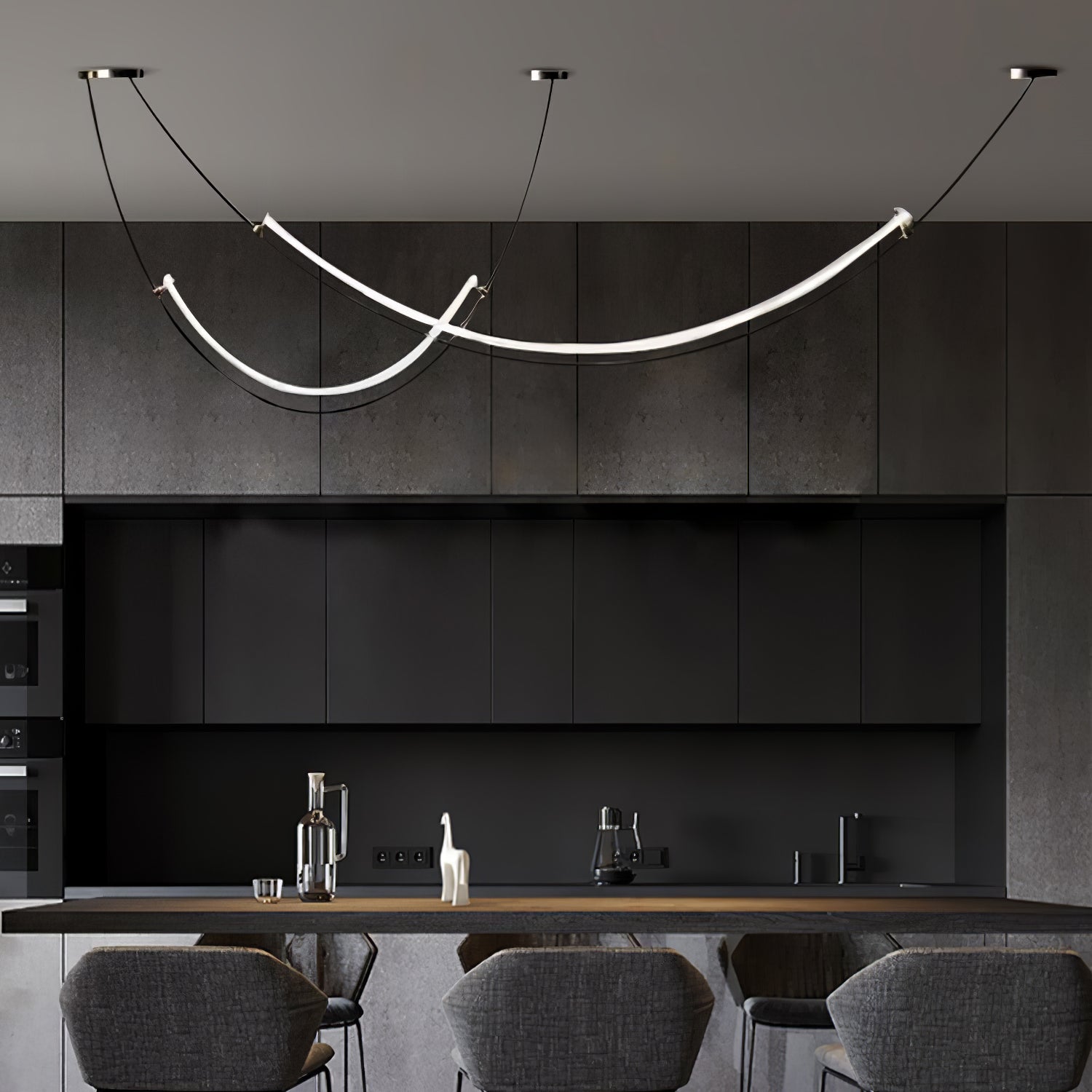 Zephira Suspension LED Courbée - Neutralighting