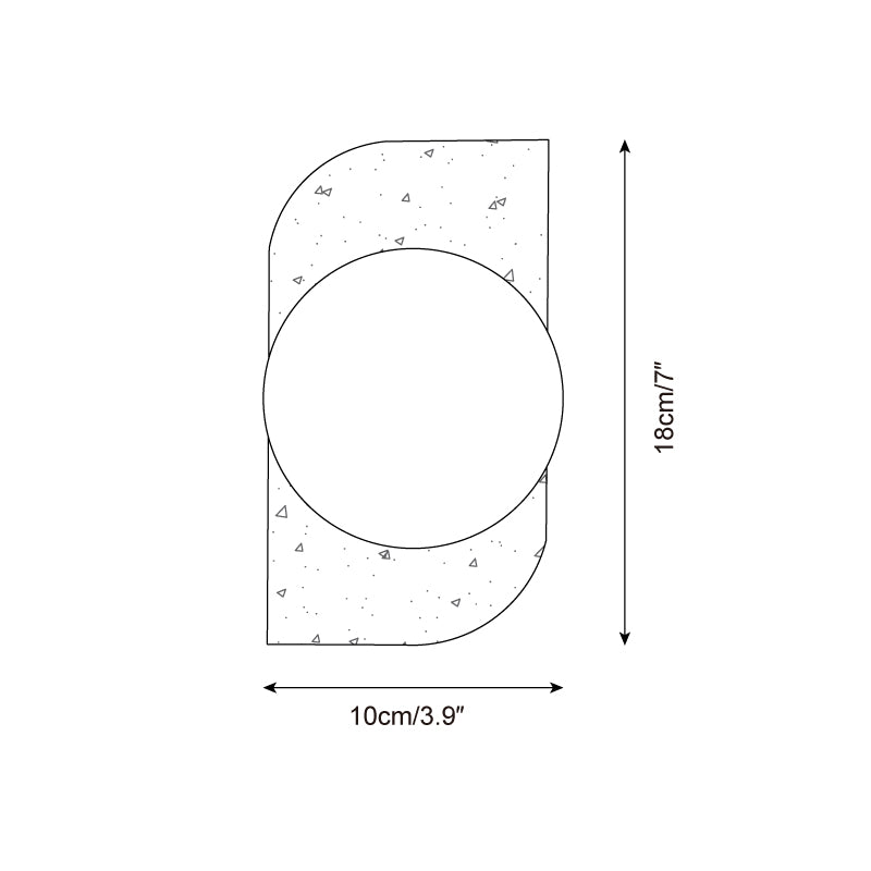 Ritta Applique Murale Moderne en Travertin - Neutralighting