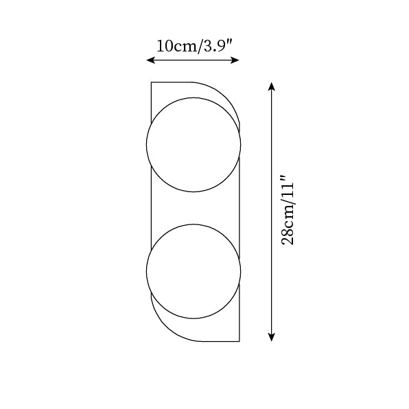 Ritta Applique Murale Moderne en Travertin - Neutralighting
